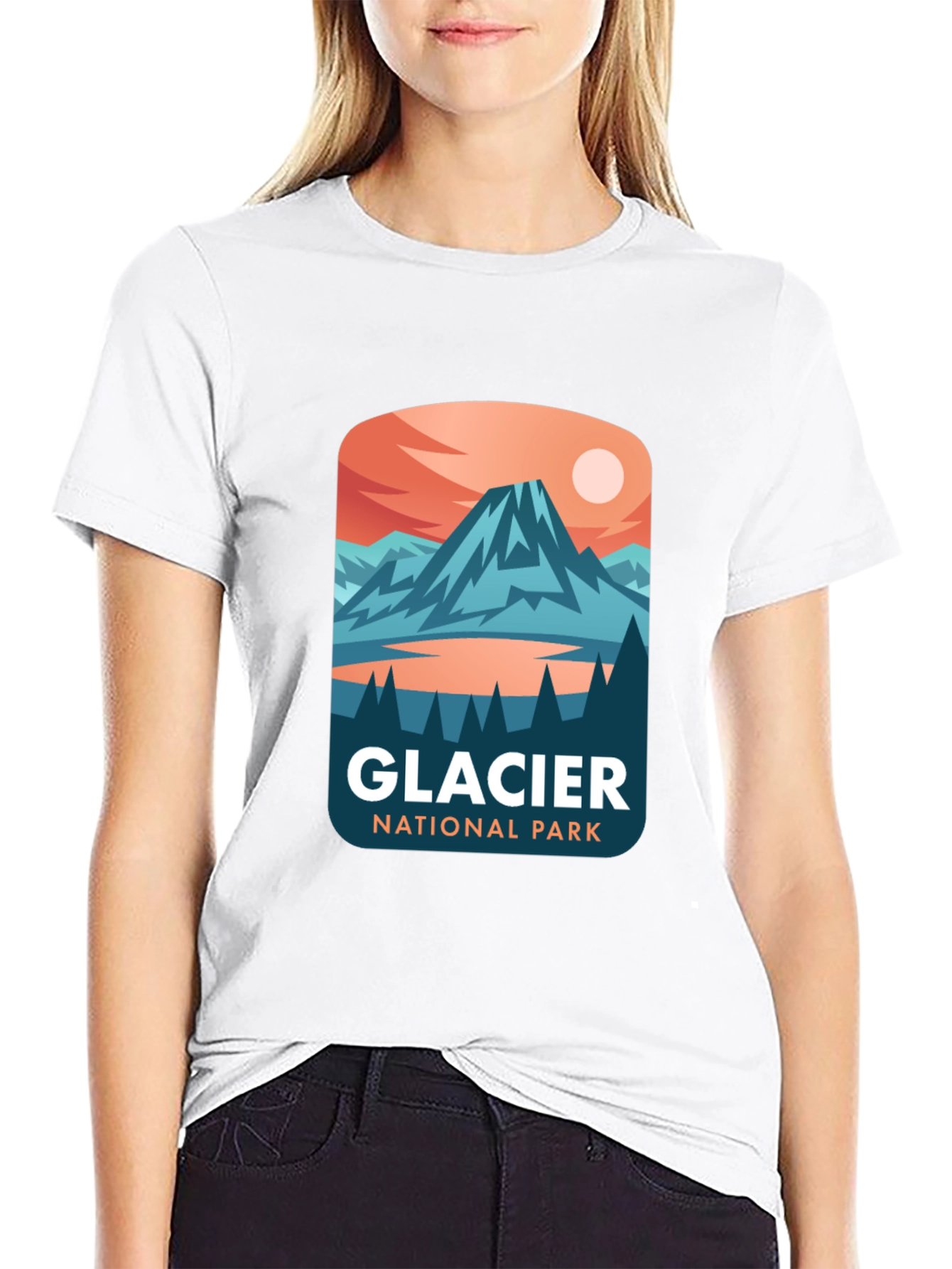Glacier National Park Graphic T-Shirt