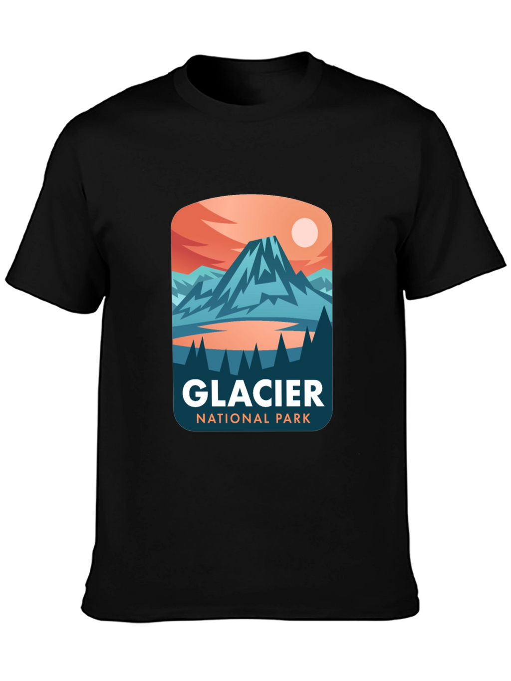 Glacier National Park Graphic T-Shirt