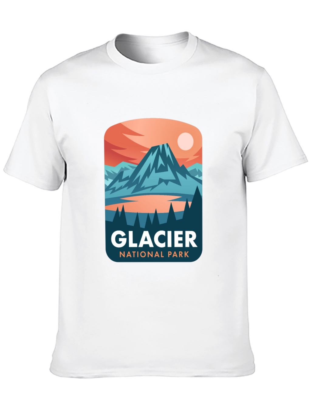 Glacier National Park Graphic T-Shirt