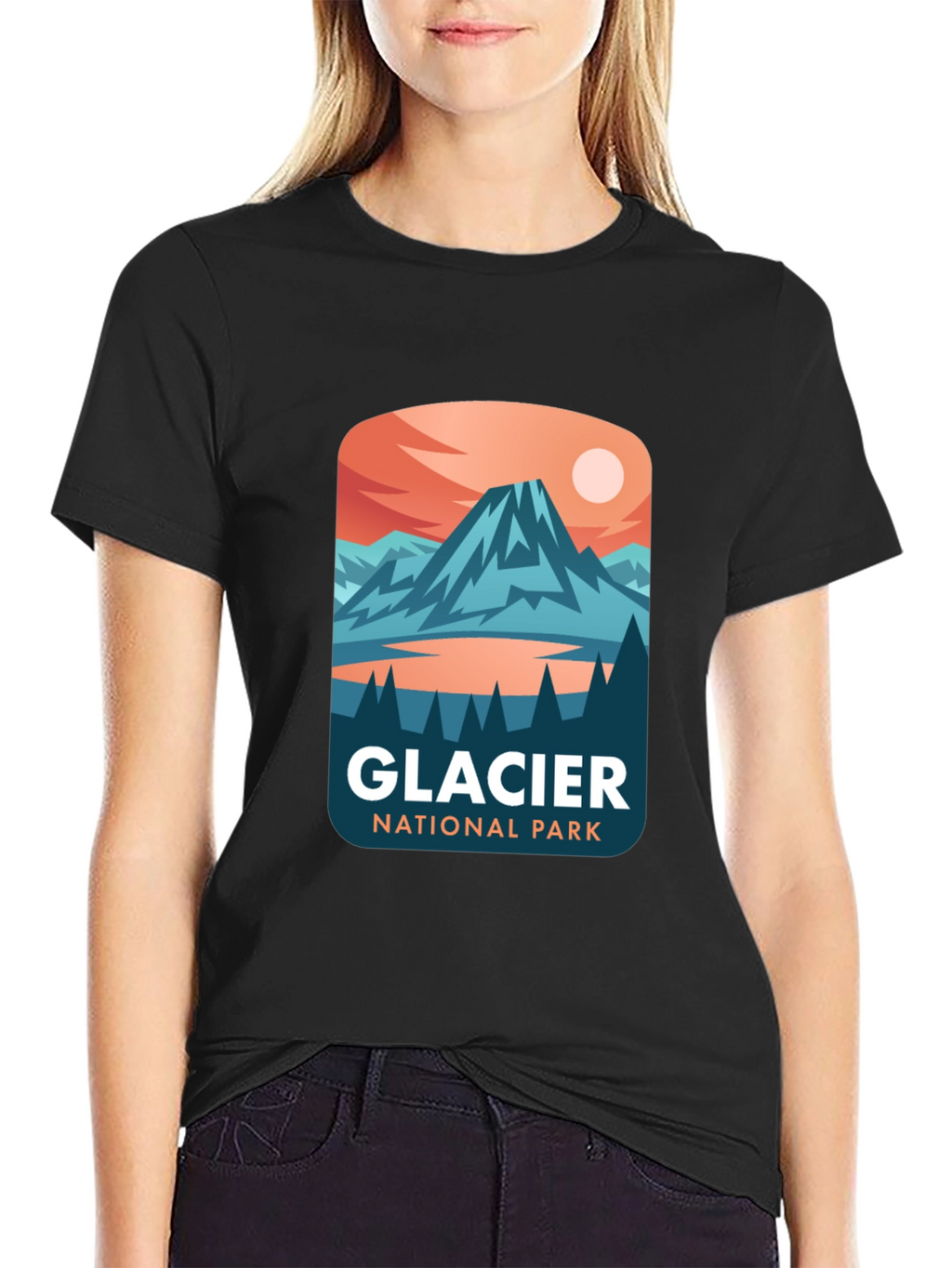 Glacier National Park Graphic T-Shirt