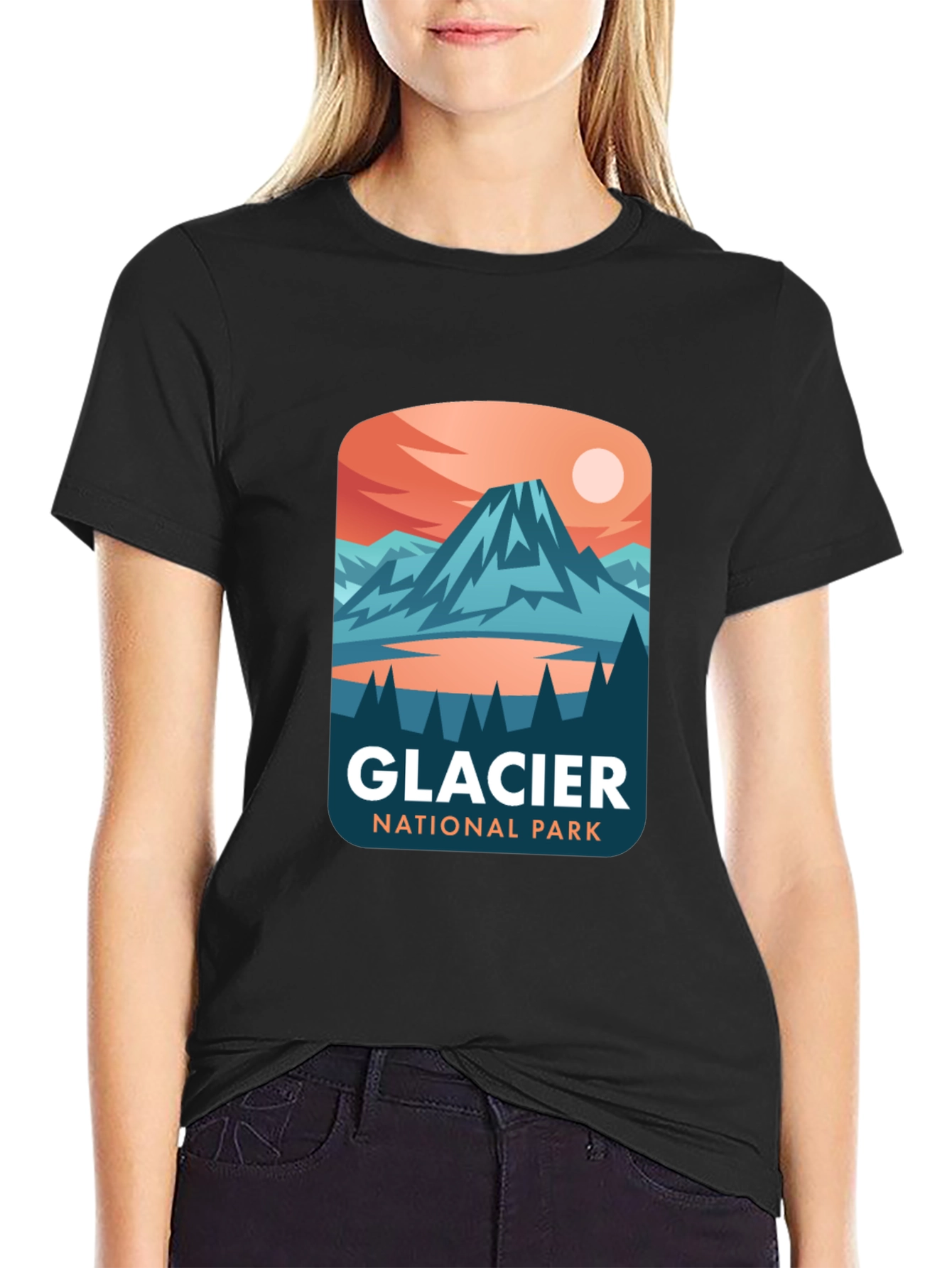 Glacier National Park Graphic T-Shirt