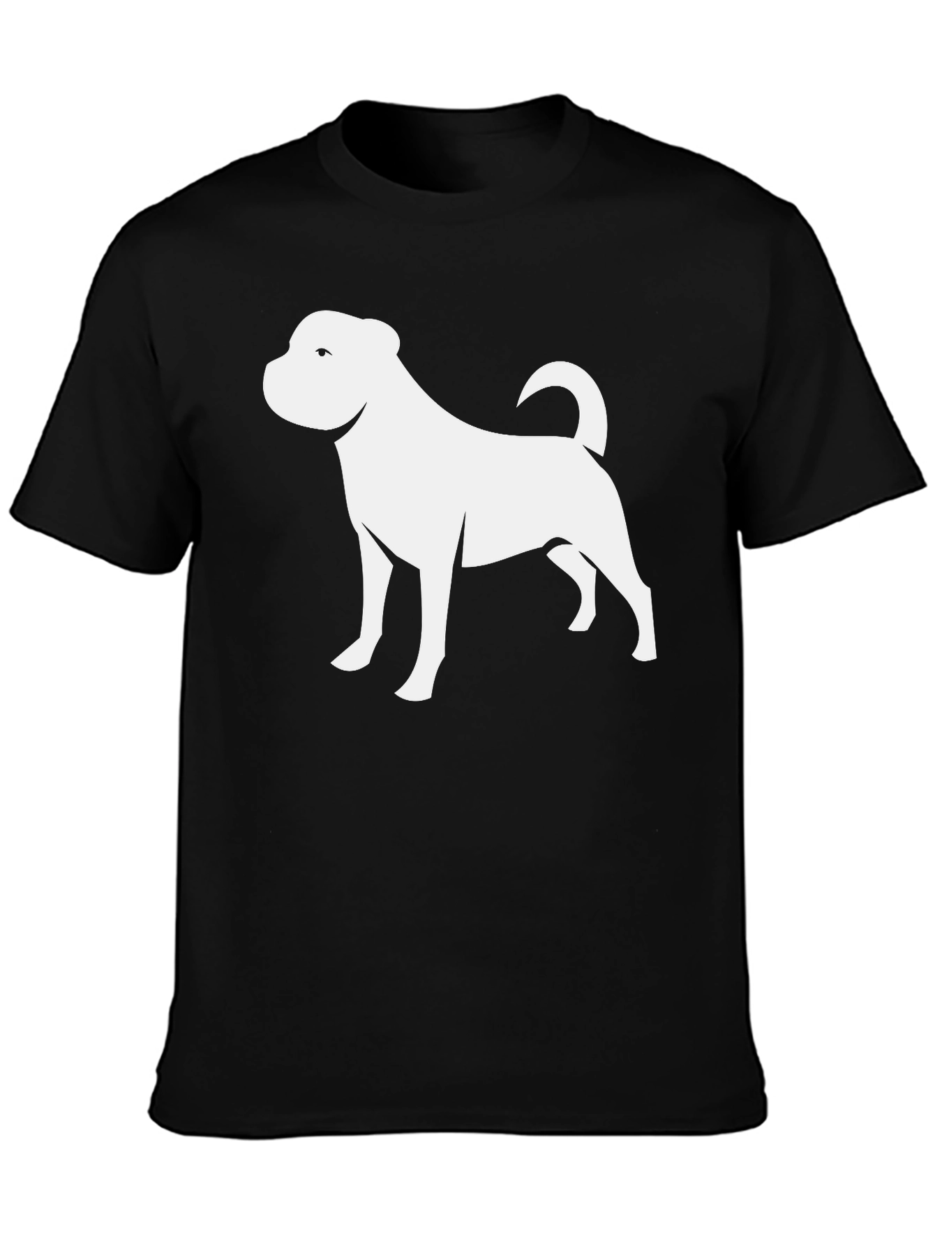 Dog Graphic Tee - Stylish Black T-Shirt