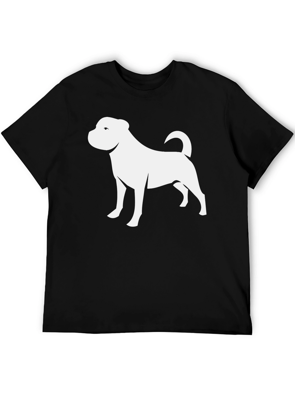 Dog Graphic Tee - Stylish Black T-Shirt