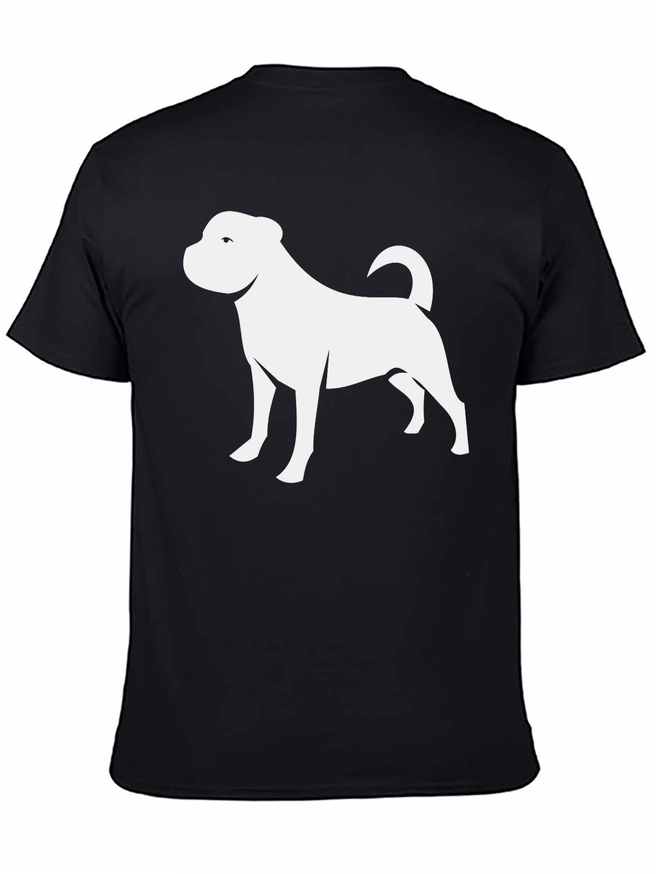 Dog Graphic Tee - Stylish Black T-Shirt