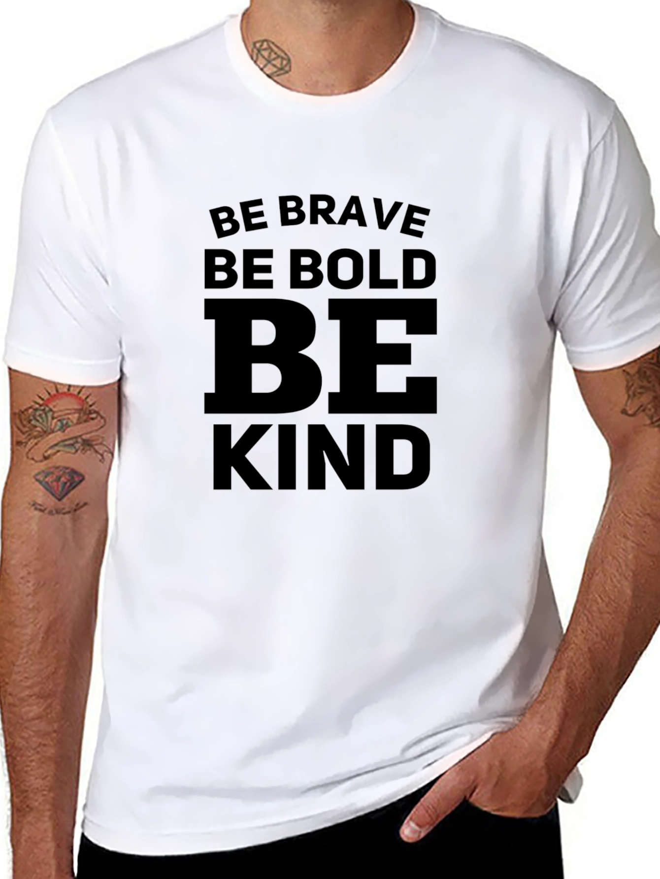 Be Brave Bold Kind - Graphic T-Shirt