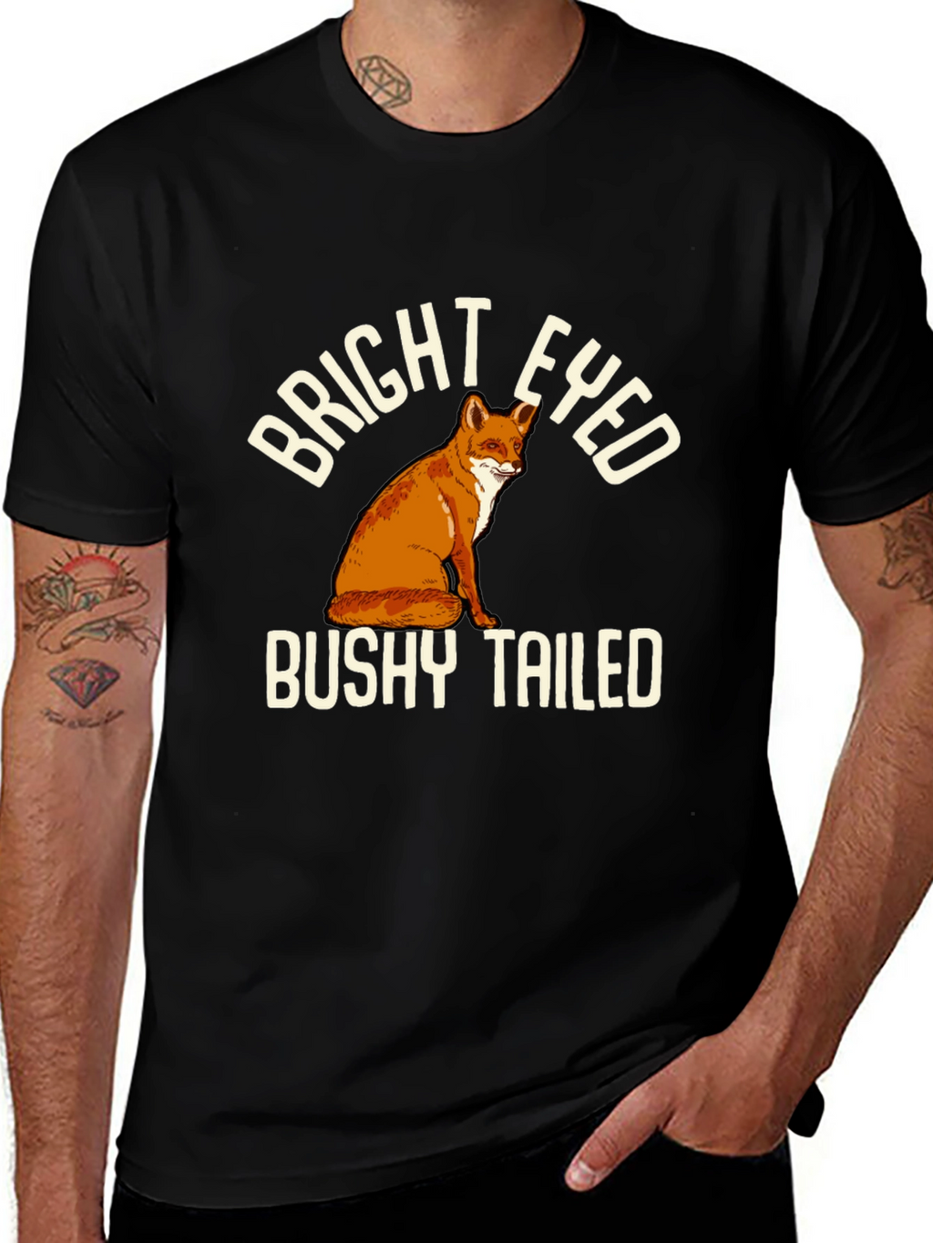 Bright Eyed Bushy Tailed Fox T-Shirt