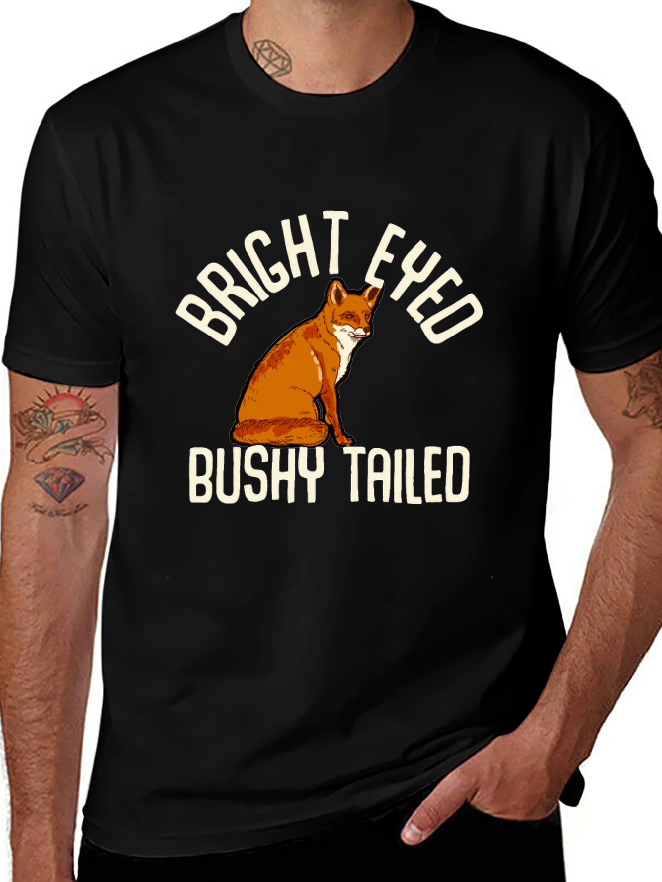 Bright Eyed Bushy Tailed Fox T-Shirt