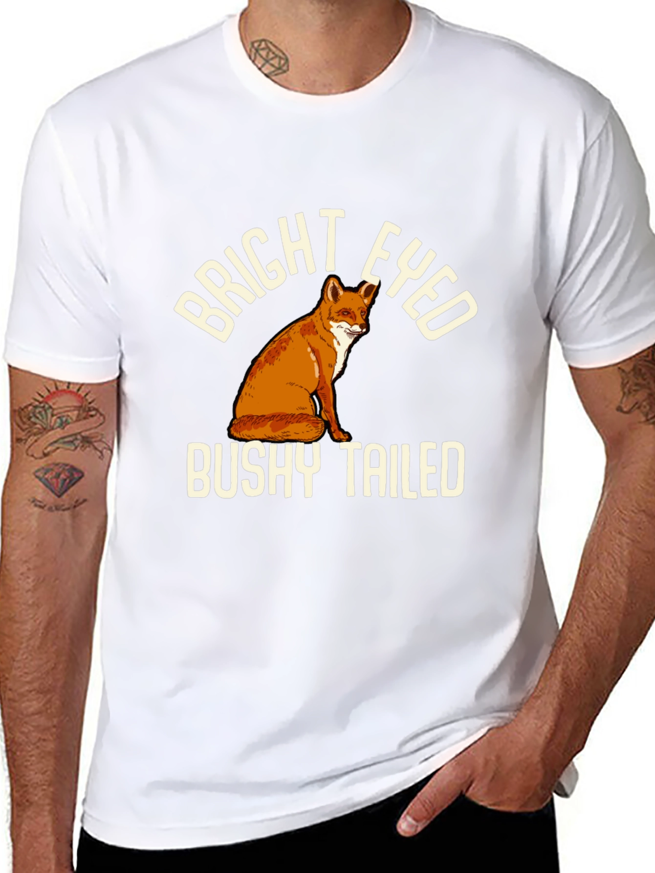 Bright Eyed Bushy Tailed Fox T-Shirt