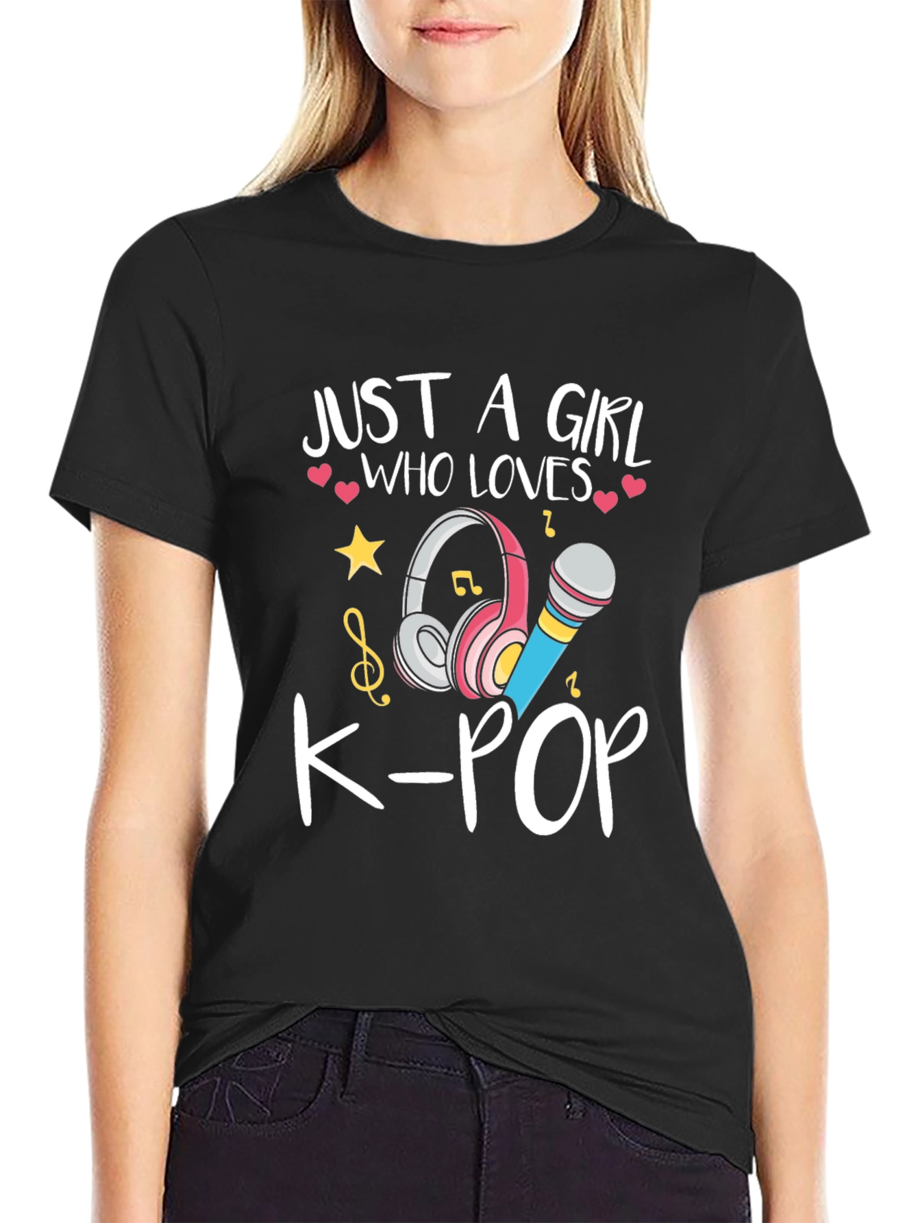 K-Pop Girls Graphic Tee - Music Lover T-Shirt