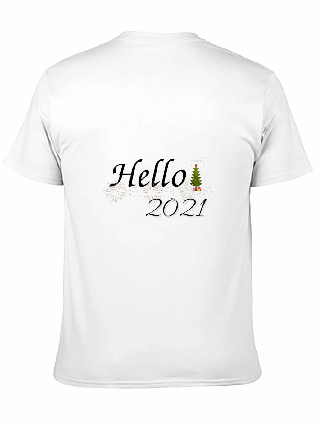 Hello 2021 Graphic Tee - Black T-Shirt