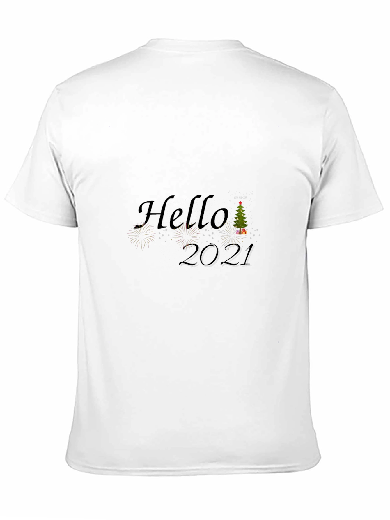 Hello 2021 Graphic Tee - Black T-Shirt