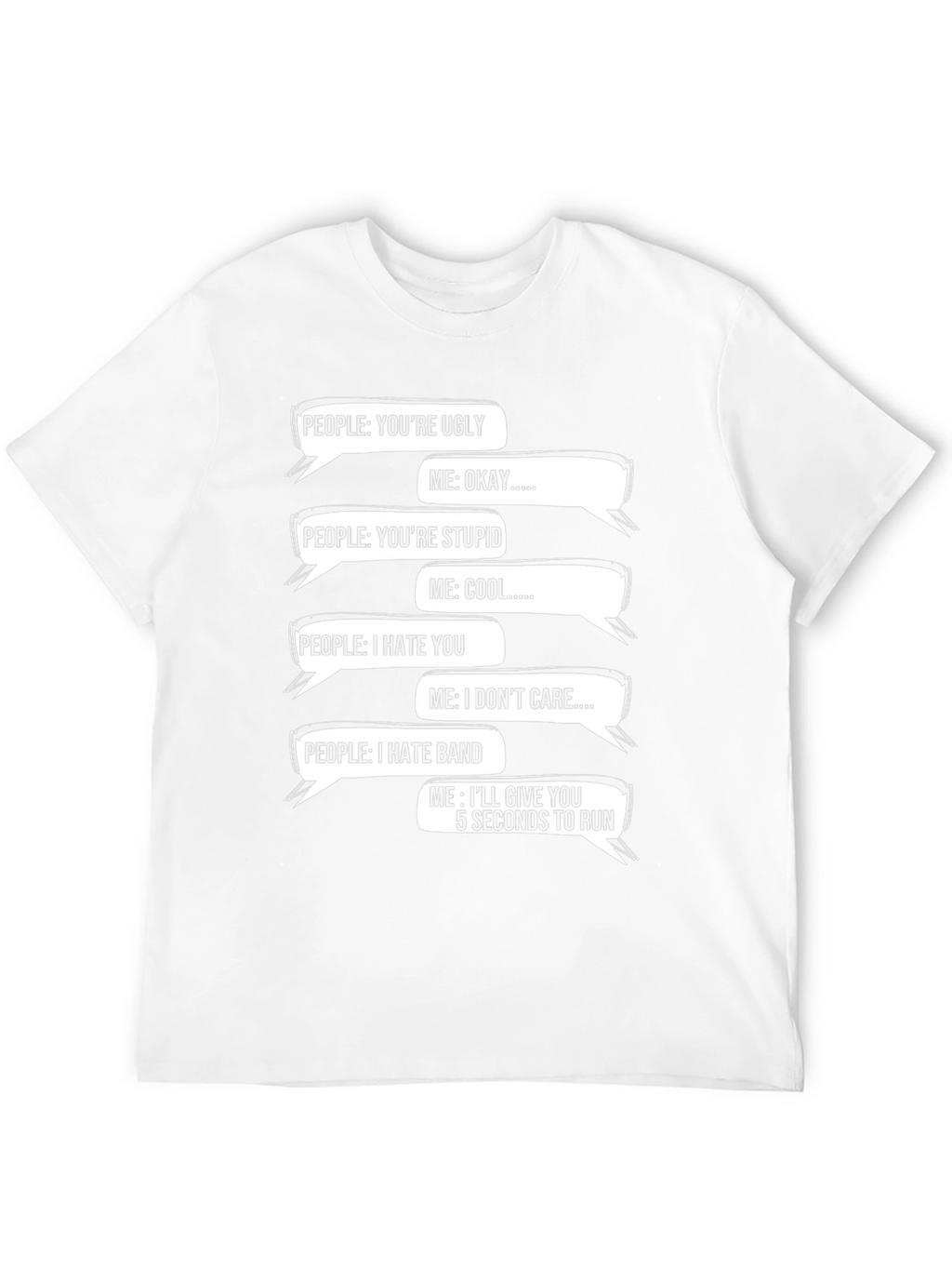 Funny Sarcastic T-Shirt - People vs. Me
