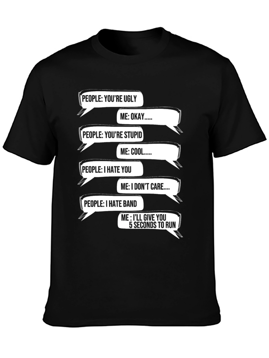 Funny Sarcastic T-Shirt - People vs. Me