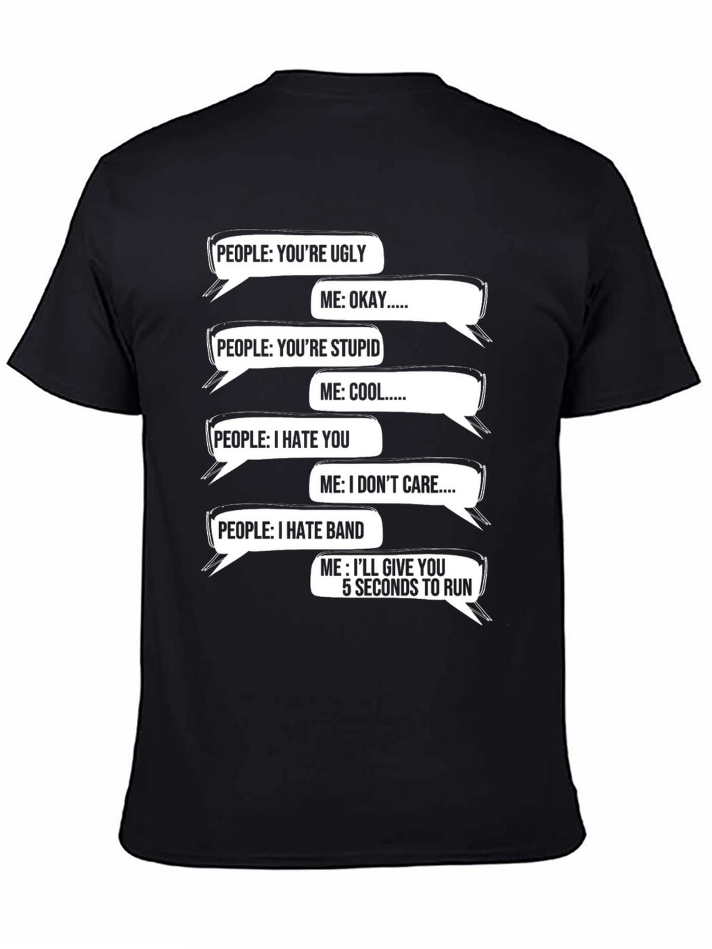 Funny Sarcastic T-Shirt - People vs. Me