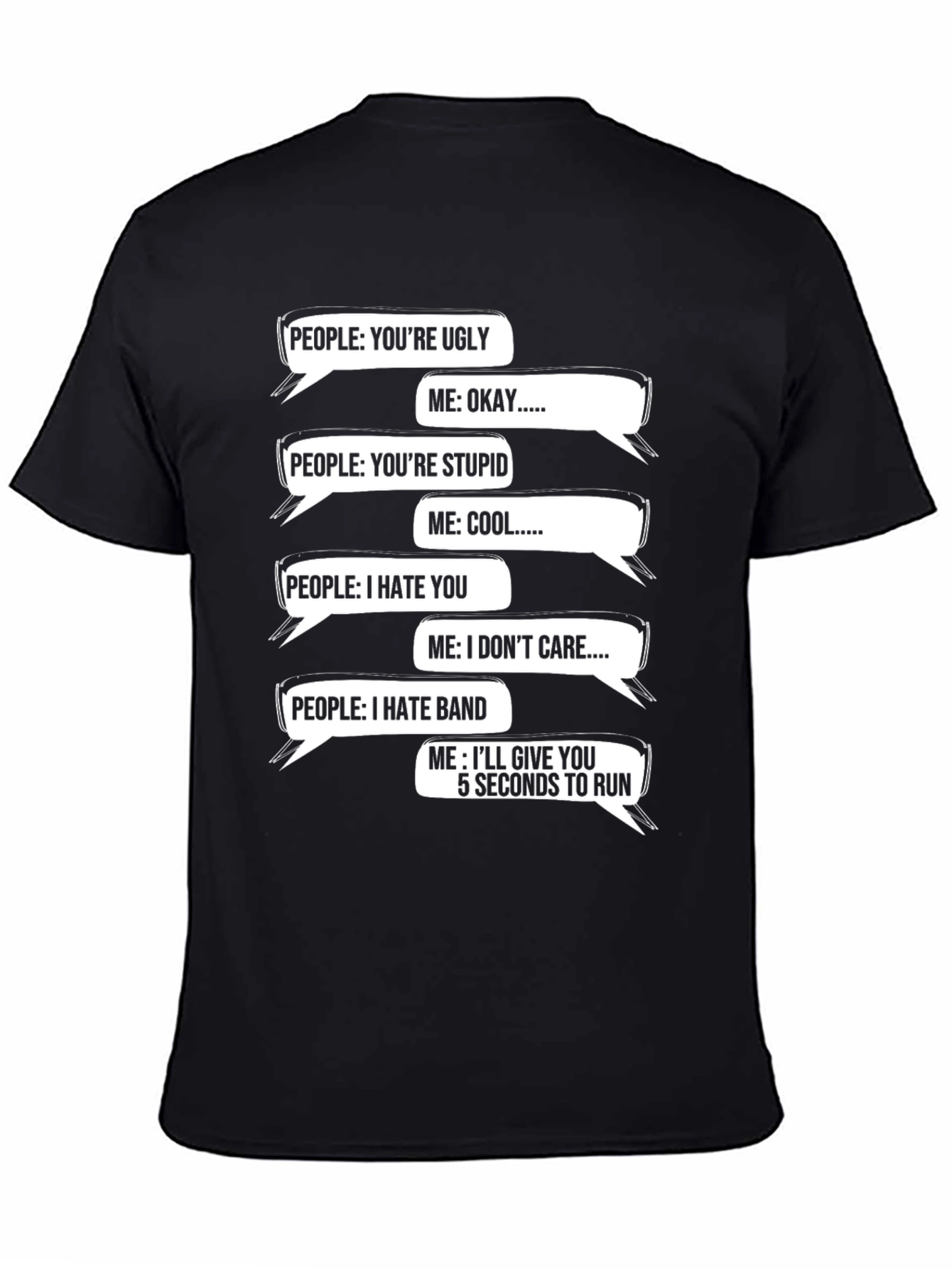 Funny Sarcastic T-Shirt - People vs. Me