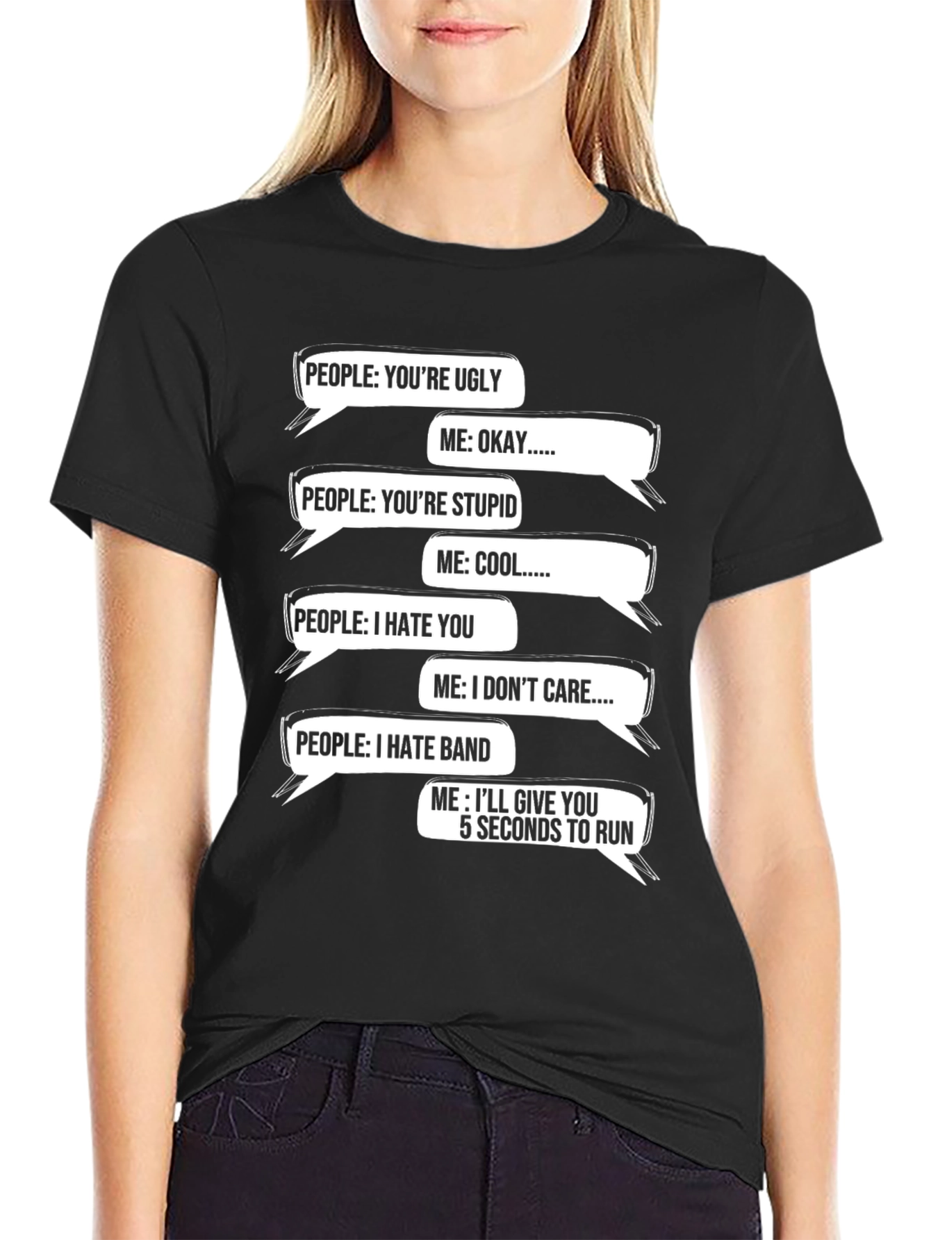 Funny Sarcastic T-Shirt - People vs. Me