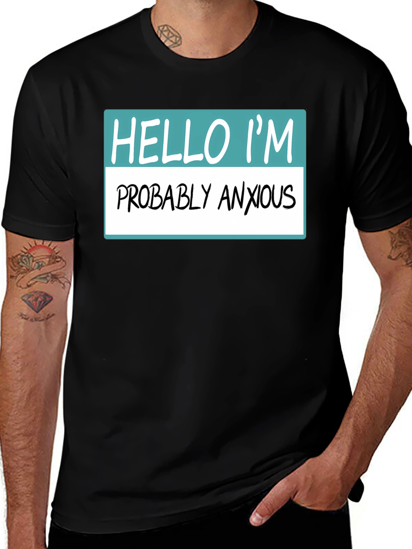 Anxious Humor T-Shirt - Novelty Graphic Tee