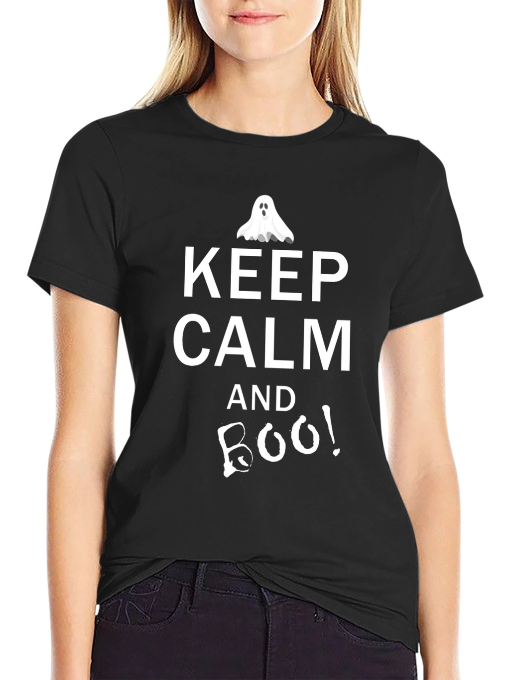 Keep Calm and Boo! Halloween T-Shirt