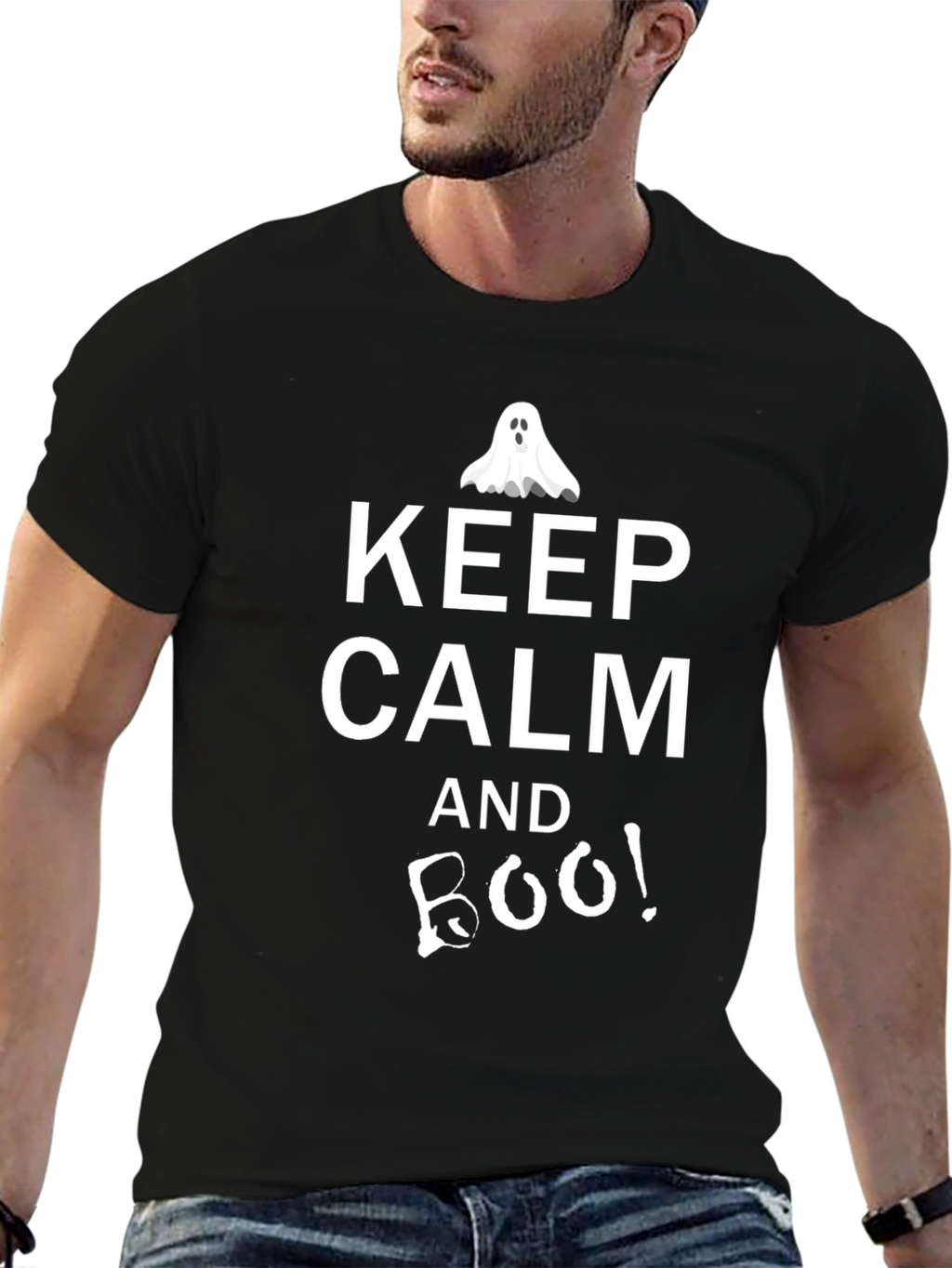 Keep Calm and Boo! Halloween T-Shirt