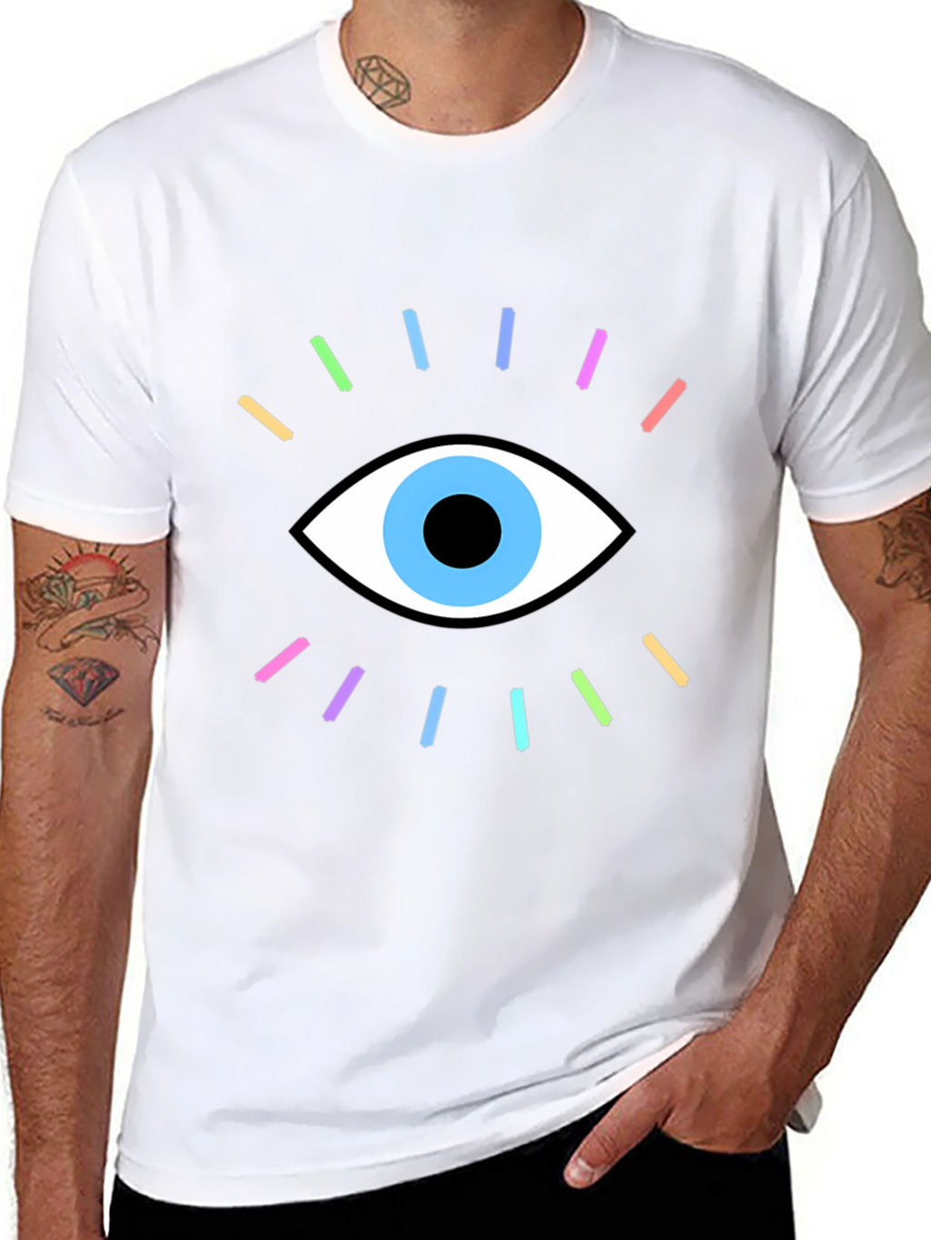 Eye Graphic Tee - Unisex Black T-Shirt
