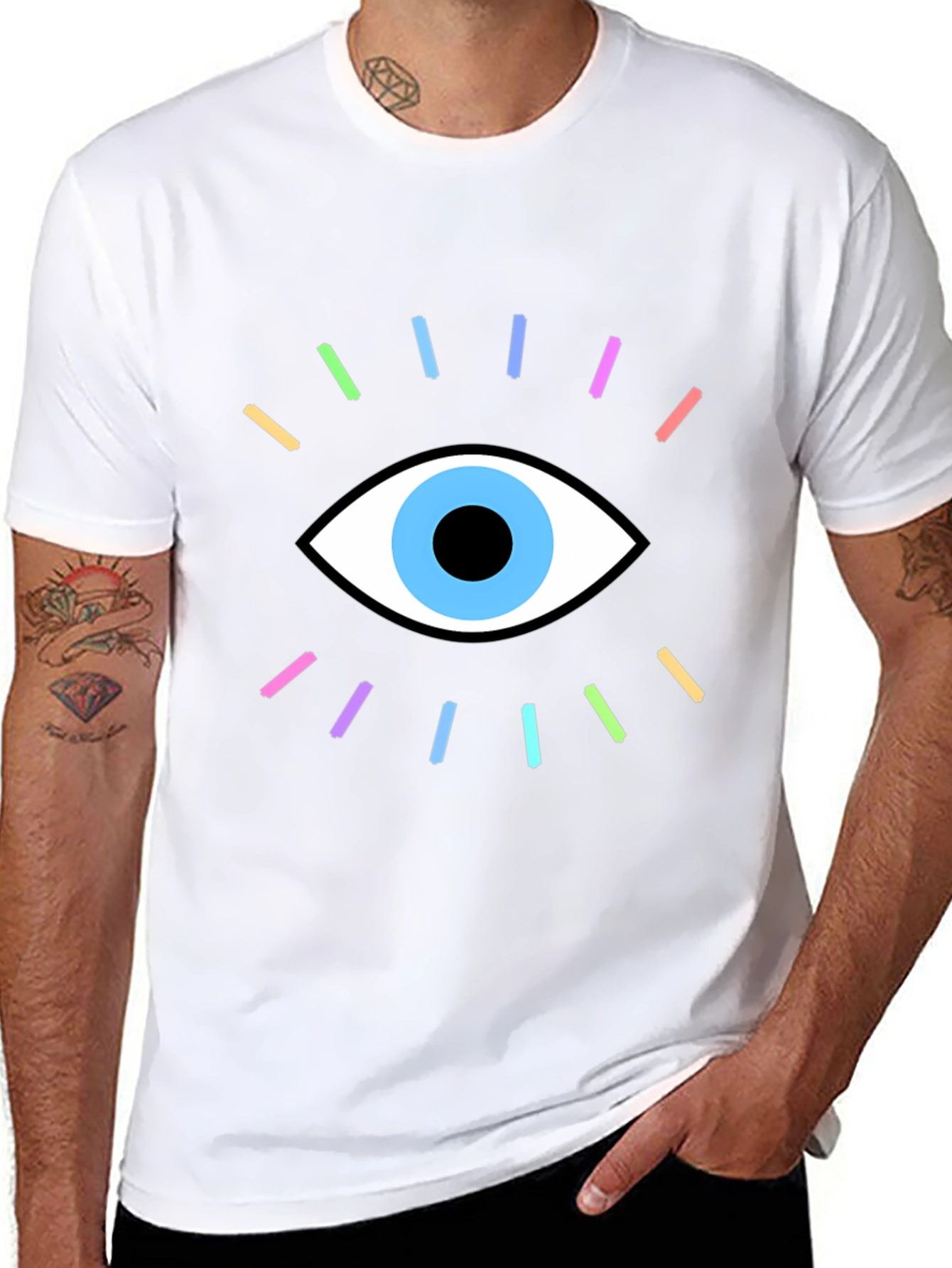 Eye Graphic Tee - Unisex Black T-Shirt
