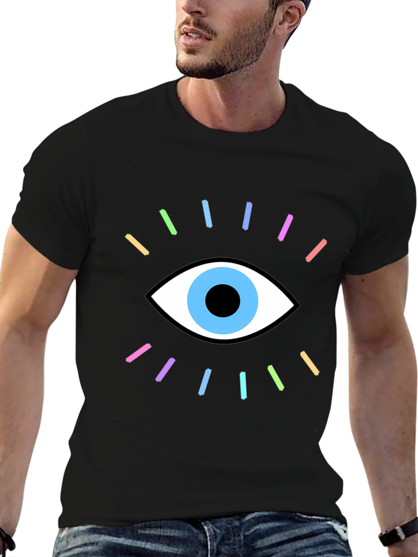 Eye Graphic Tee - Unisex Black T-Shirt
