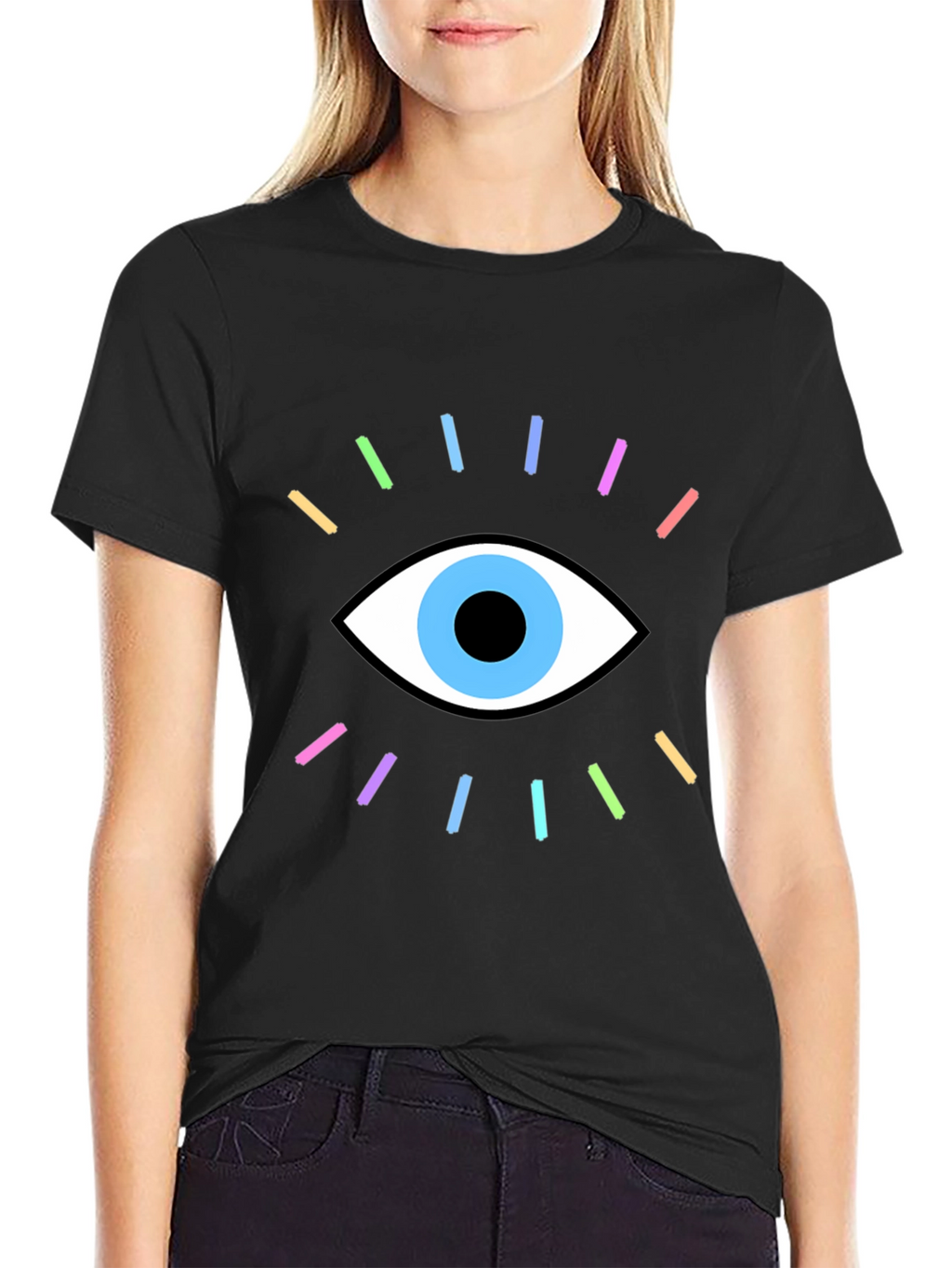 Eye Graphic Tee - Unisex Black T-Shirt