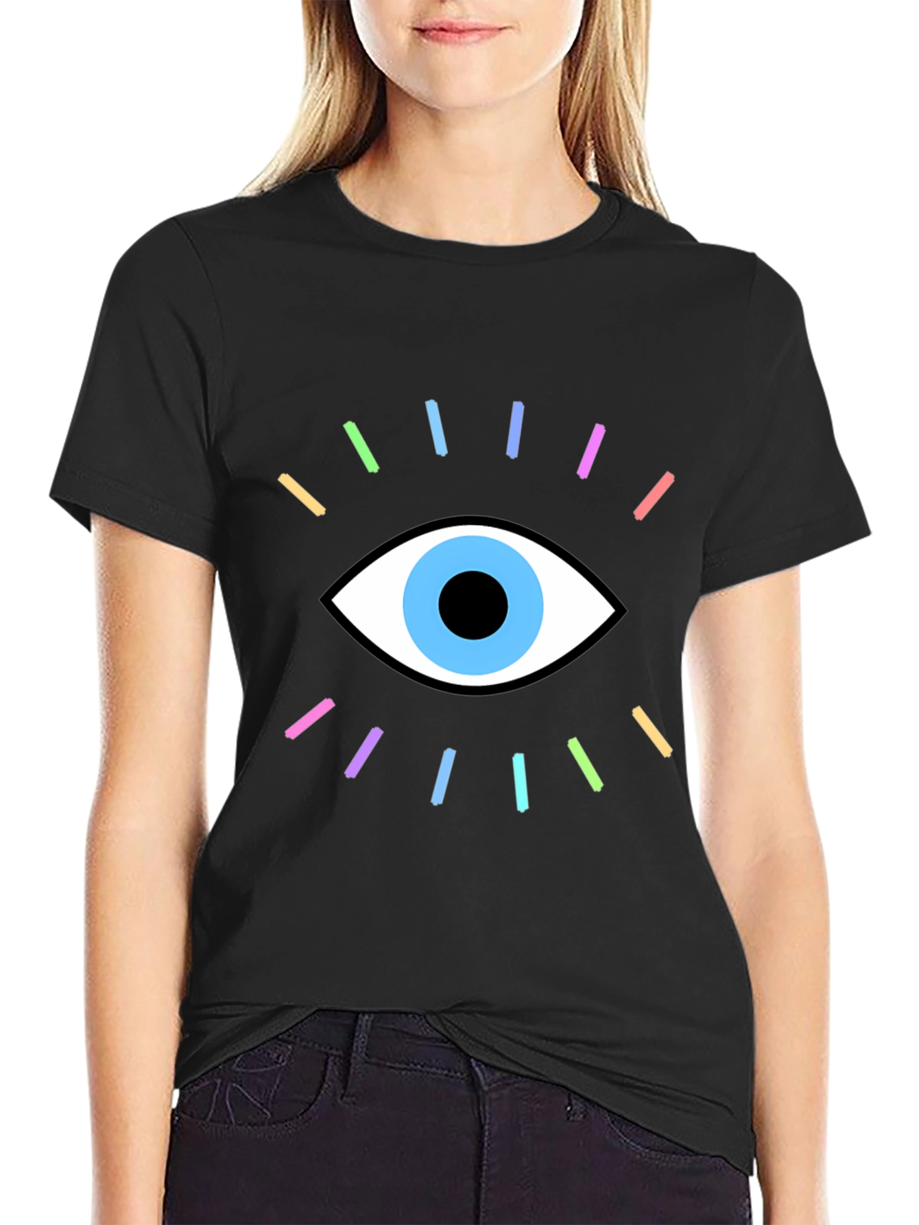 Eye Graphic Tee - Unisex Black T-Shirt