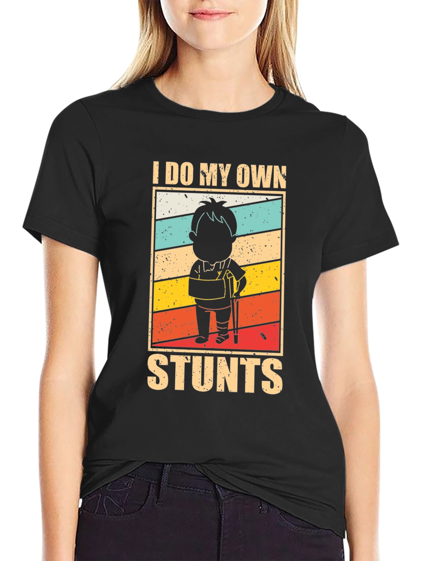 I Do My Own Stunts Graphic T-Shirt