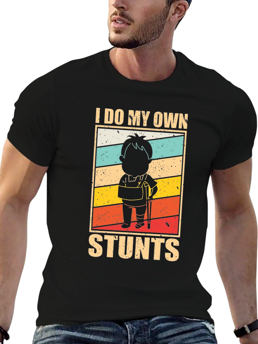 I Do My Own Stunts Graphic T-Shirt