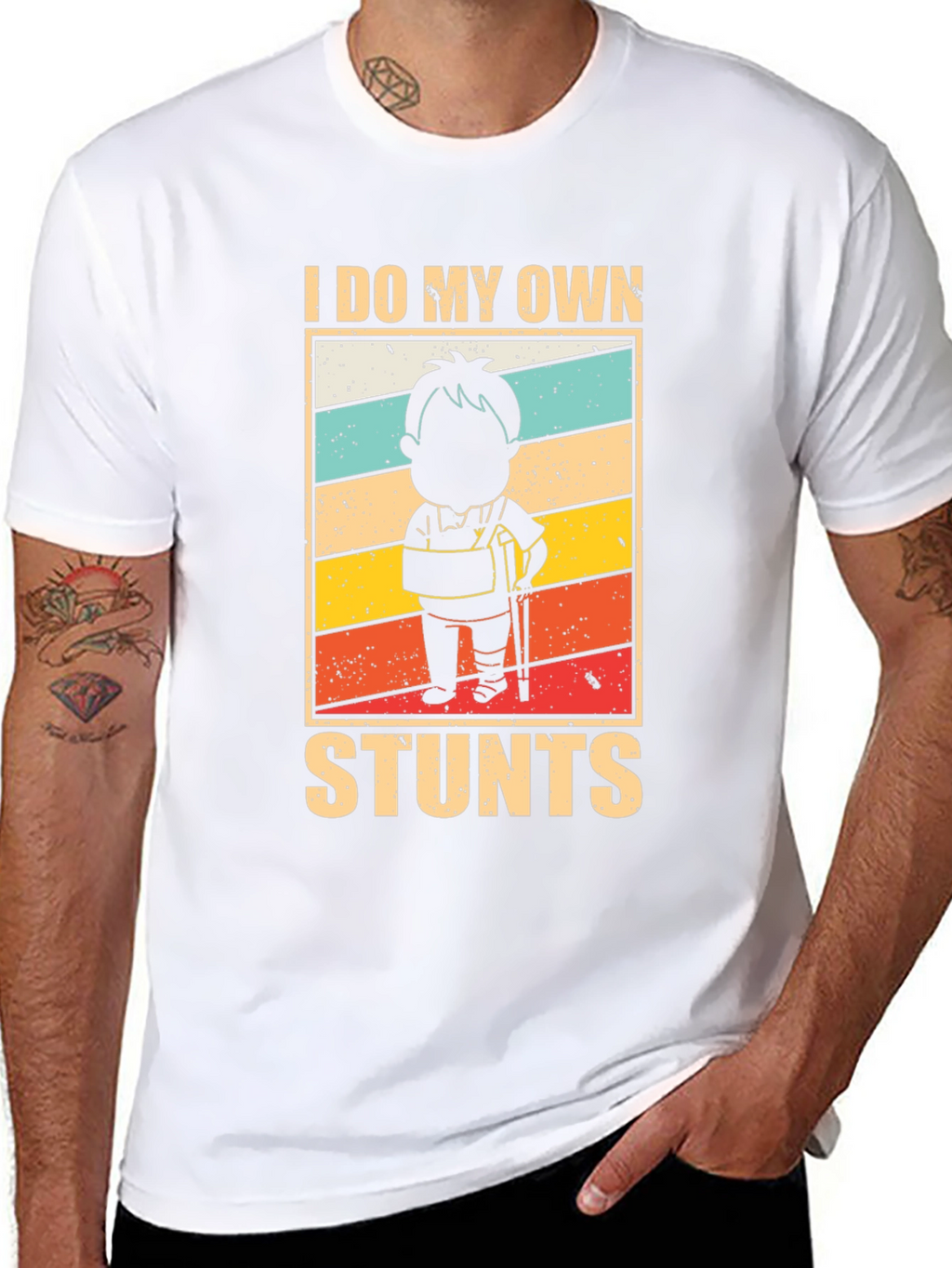 I Do My Own Stunts Graphic T-Shirt