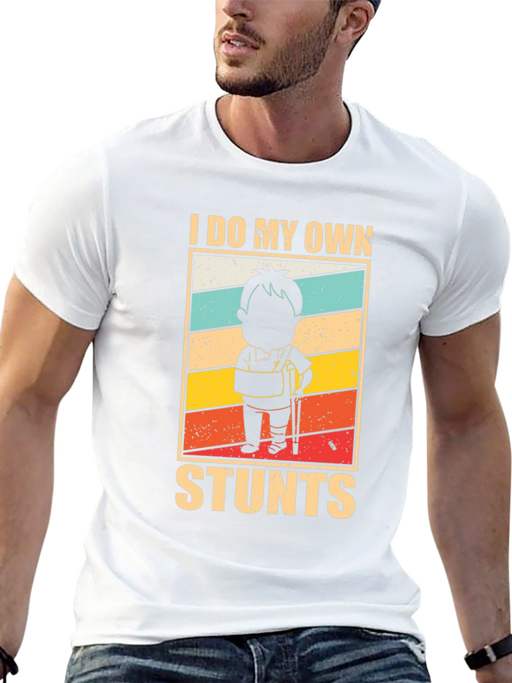 I Do My Own Stunts Graphic T-Shirt
