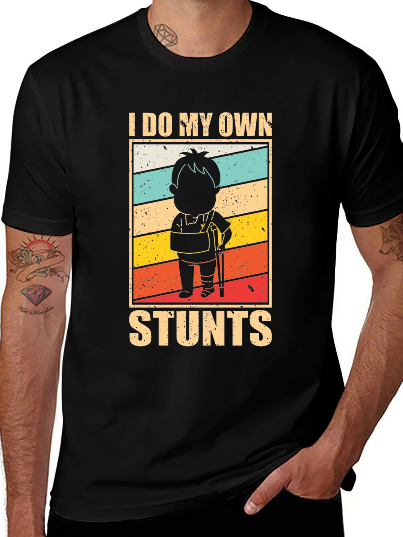 I Do My Own Stunts Graphic T-Shirt