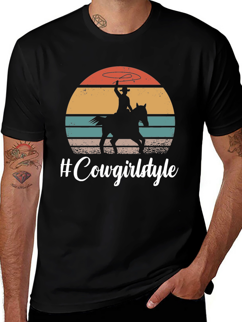 Cowgirl Style Graphic T-Shirt