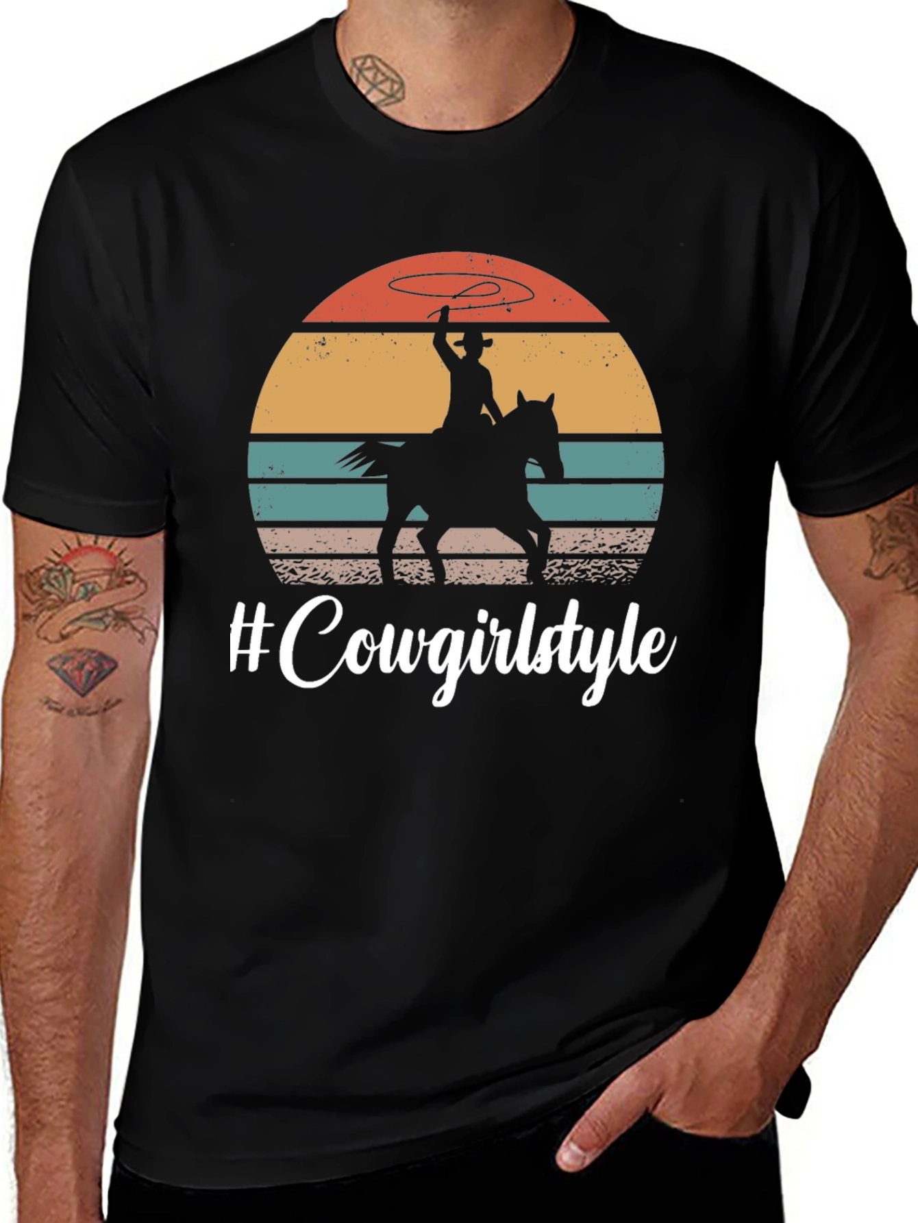 Cowgirl Style Graphic T-Shirt