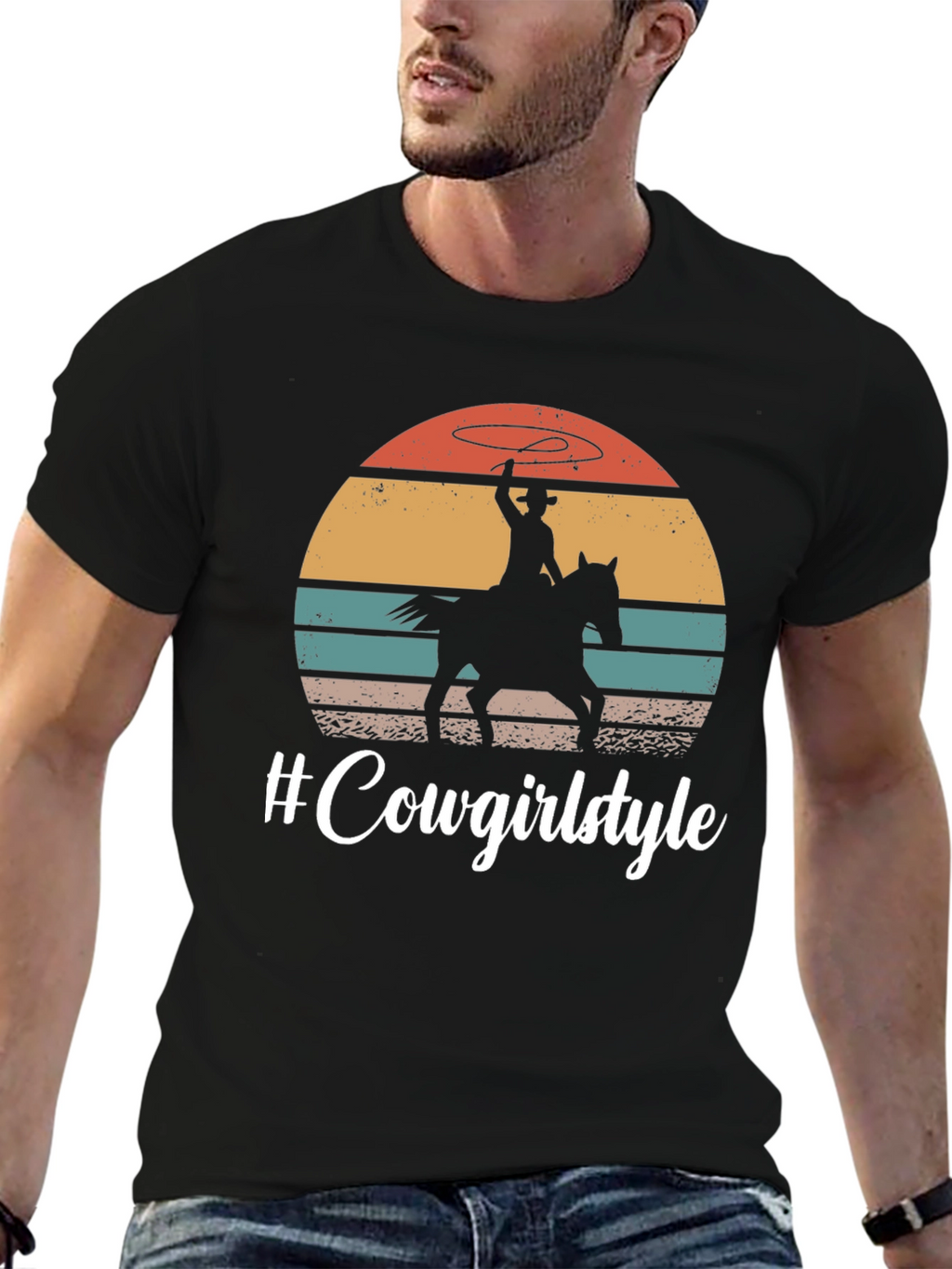 Cowgirl Style Graphic T-Shirt