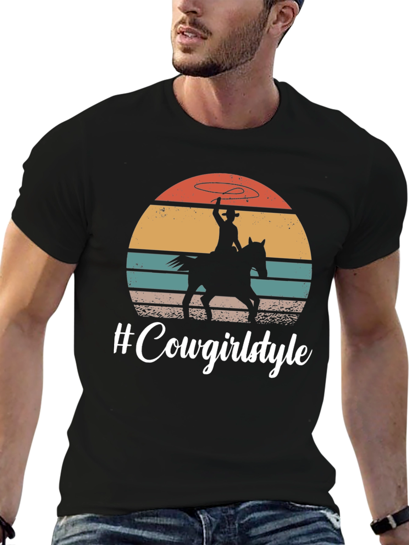 Cowgirl Style Graphic T-Shirt