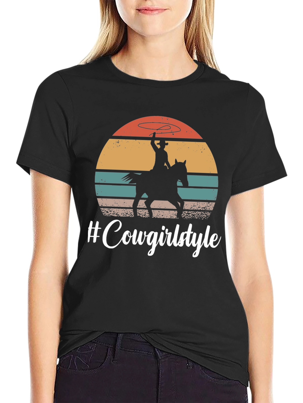 Cowgirl Style Graphic T-Shirt