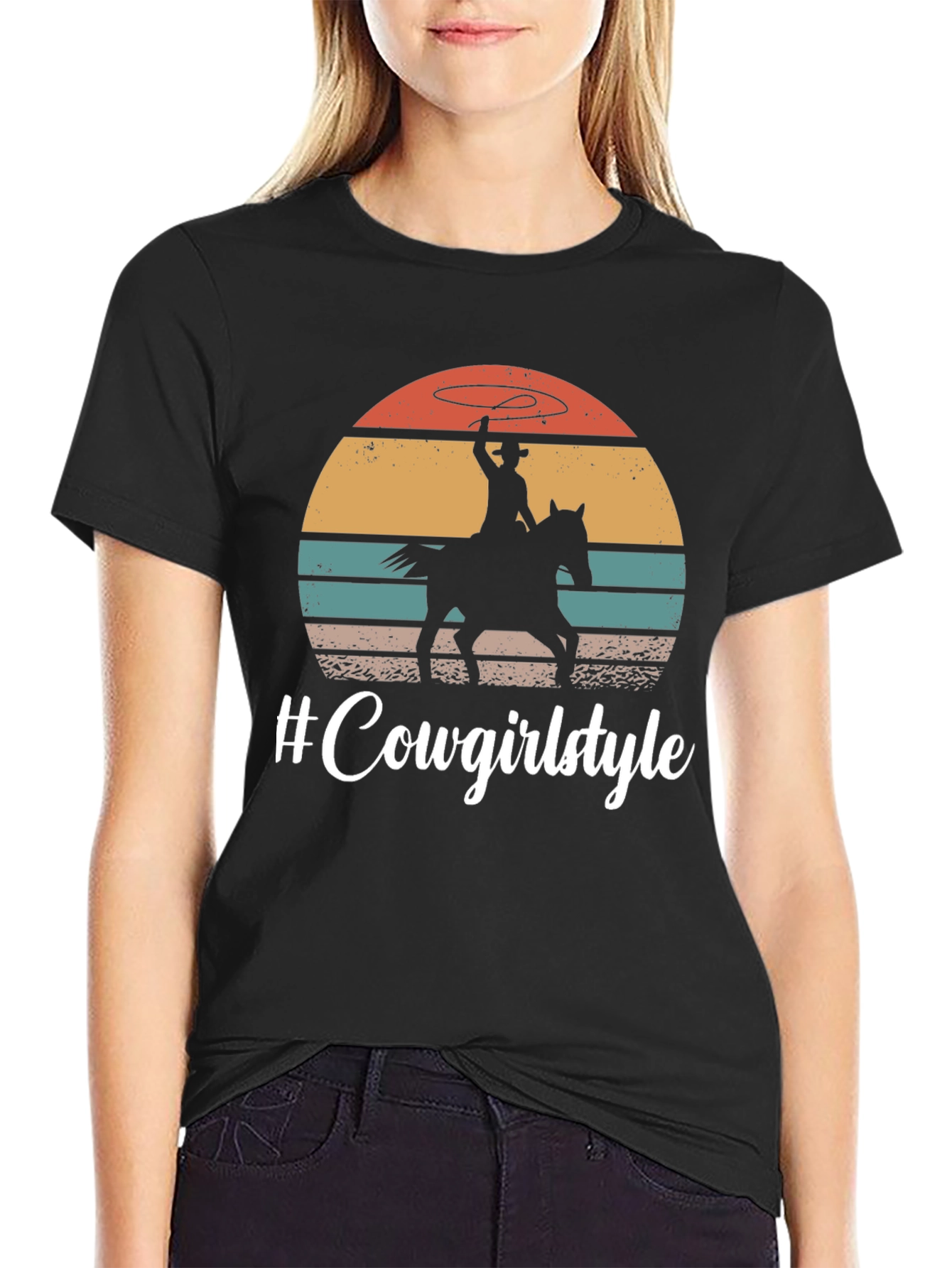 Cowgirl Style Graphic T-Shirt