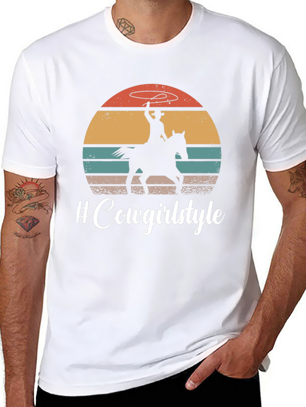 Cowgirl Style Graphic T-Shirt