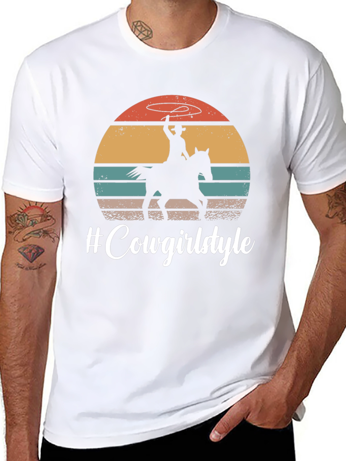 Cowgirl Style Graphic T-Shirt