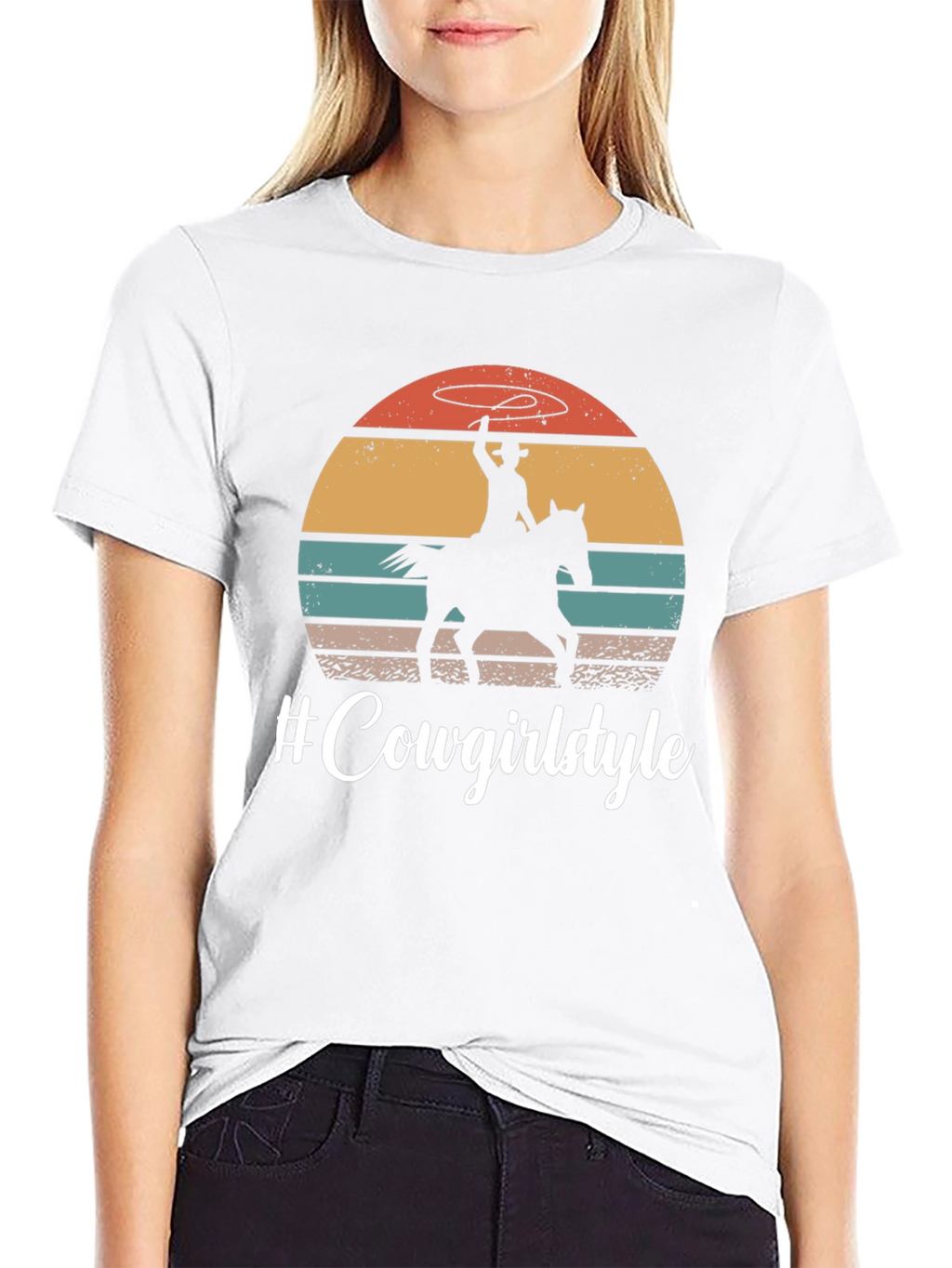 Cowgirl Style Graphic T-Shirt