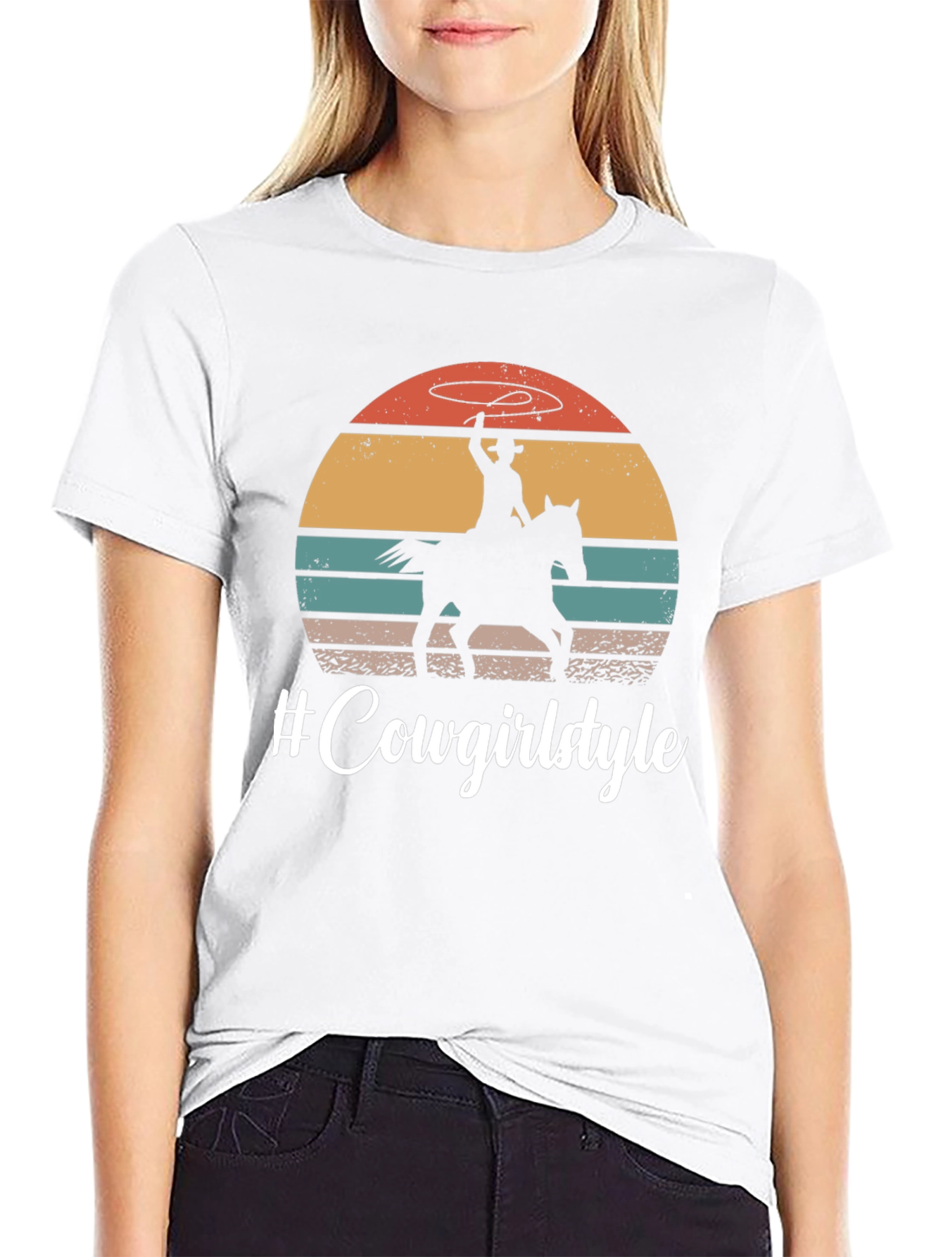 Cowgirl Style Graphic T-Shirt
