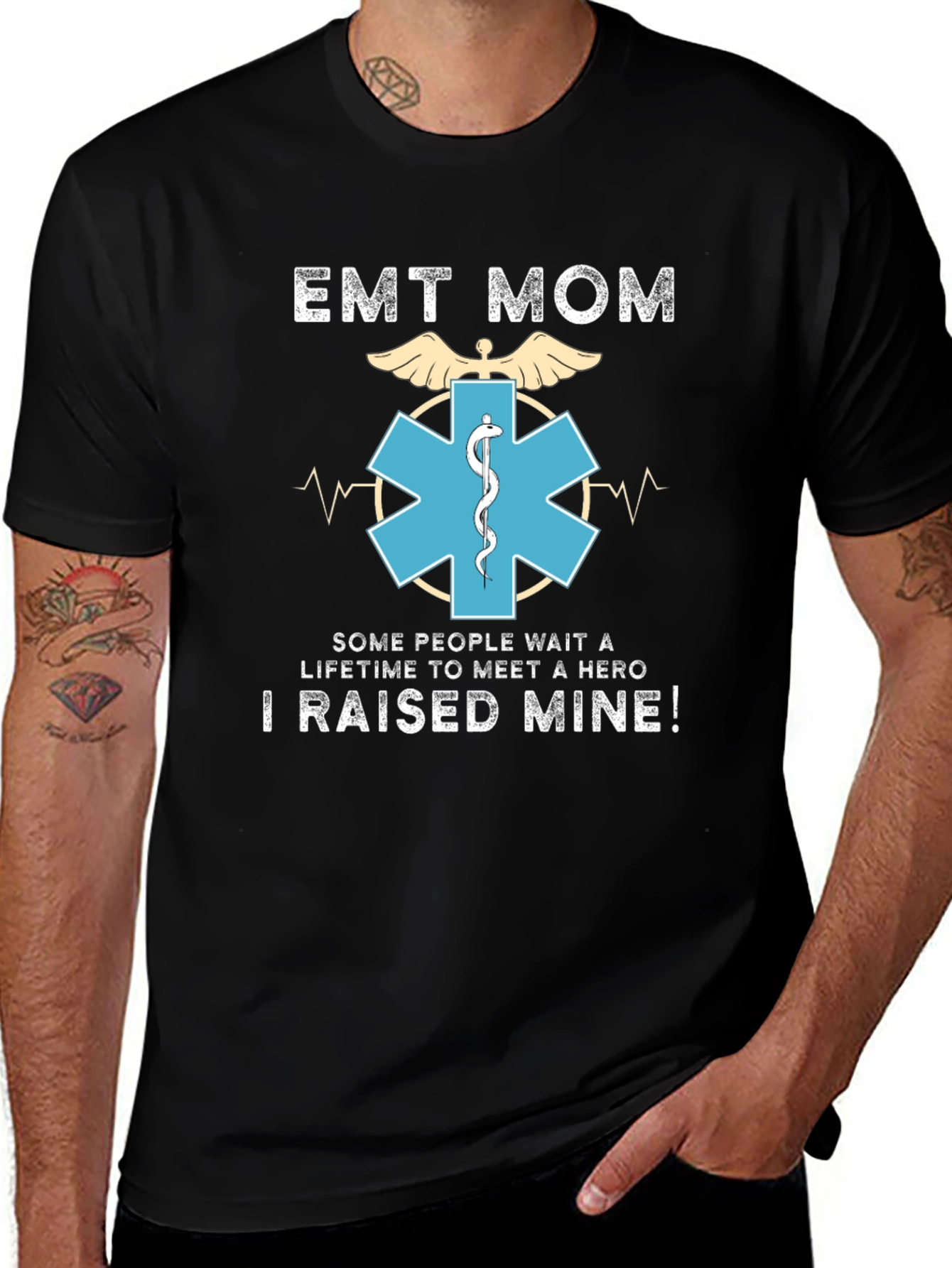EMT Mom T-Shirt - Hero Raising Tee