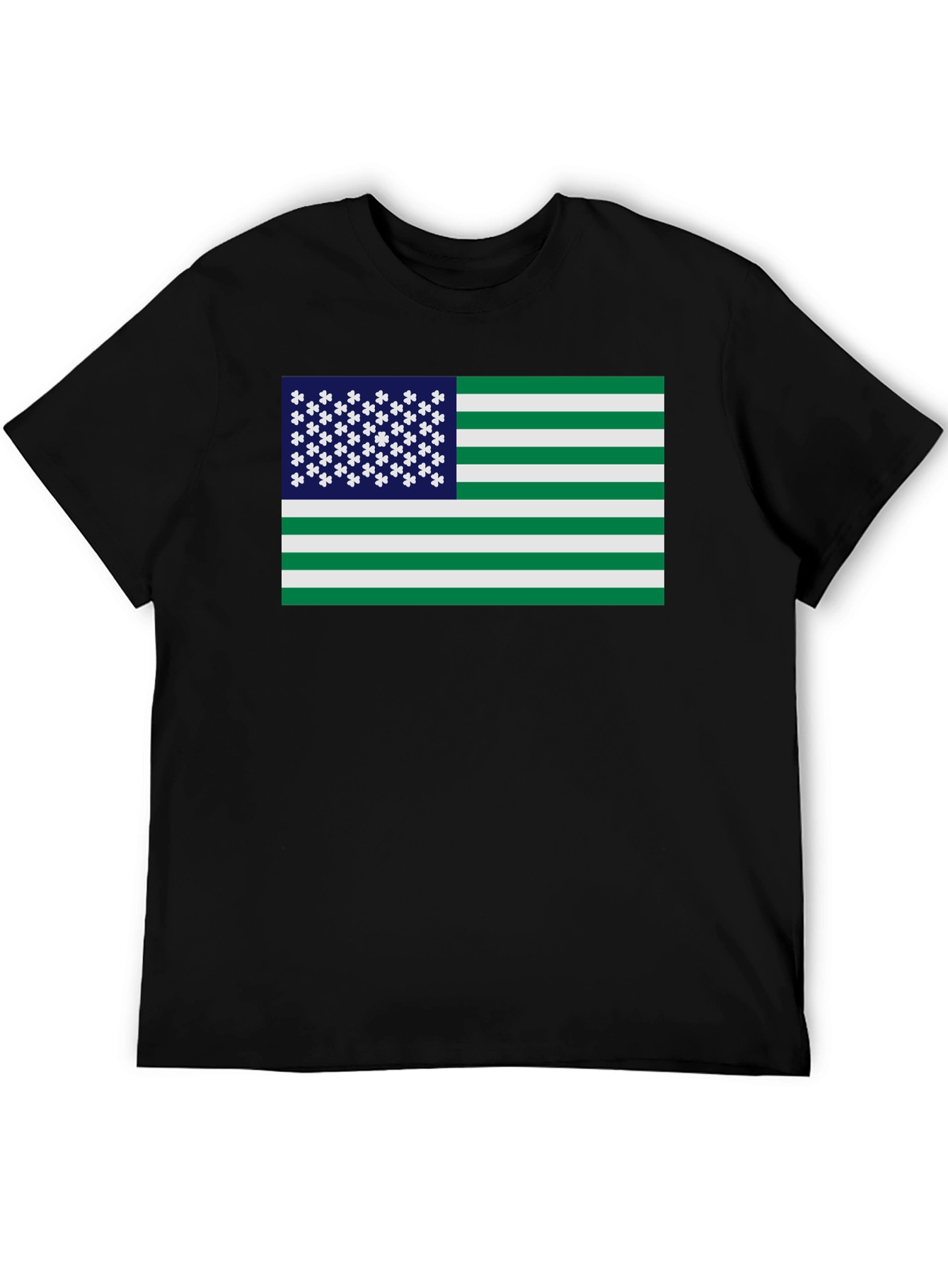 Irish American Flag Graphic T-Shirt