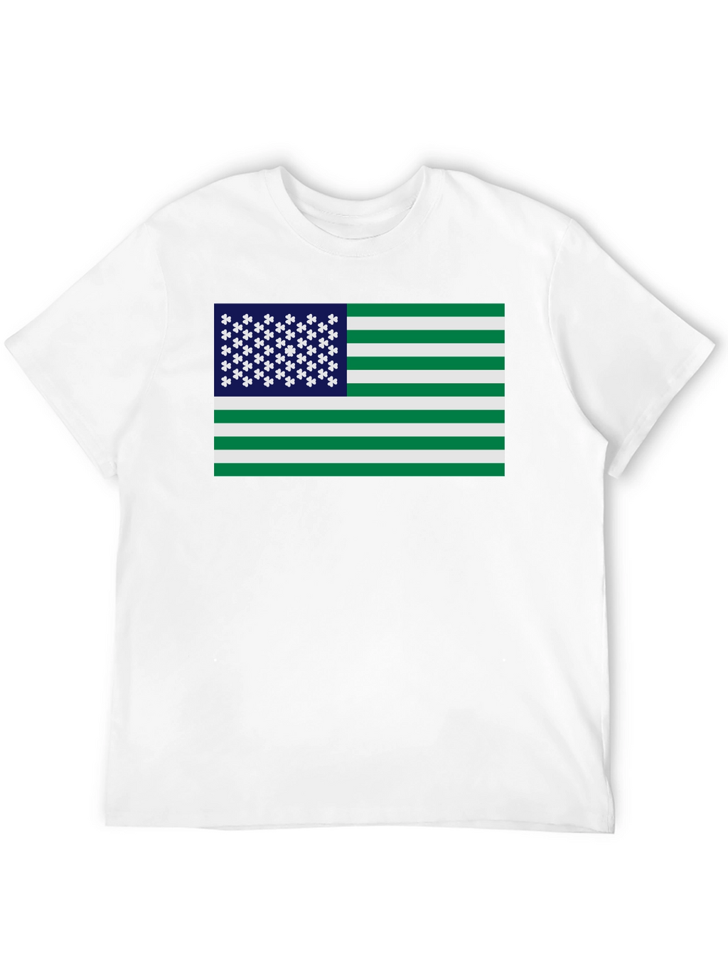 Irish American Flag Graphic T-Shirt