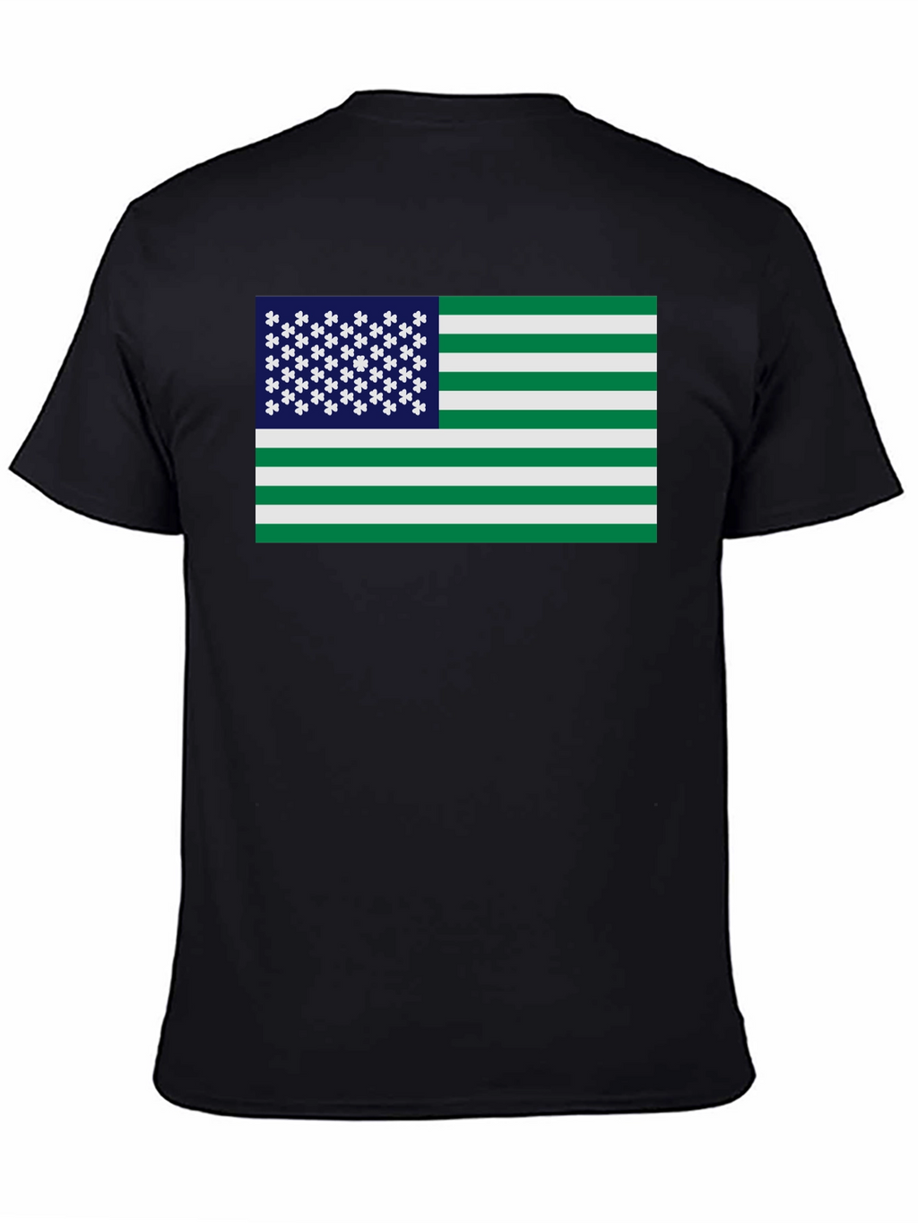 Irish American Flag Graphic T-Shirt