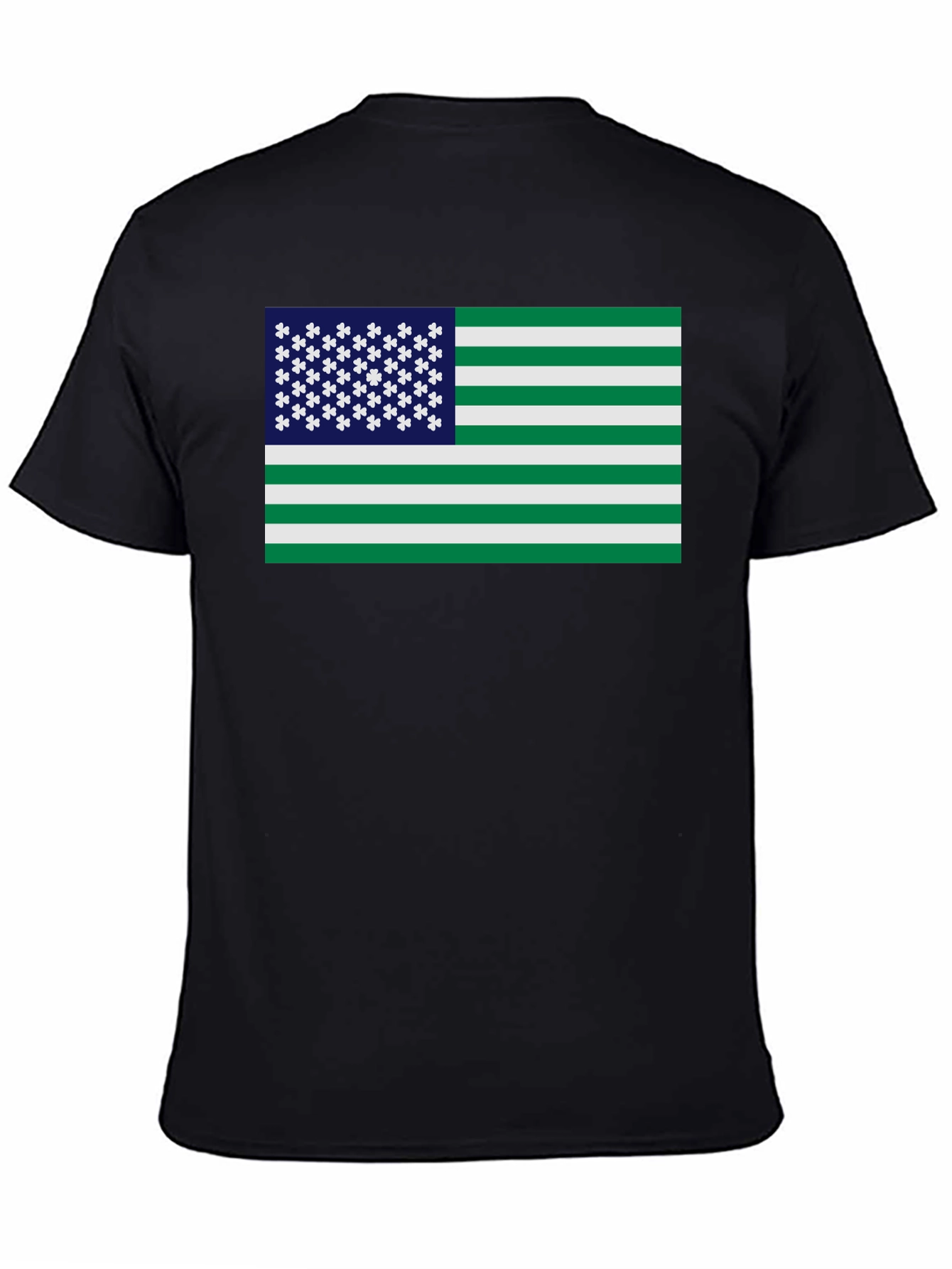 Irish American Flag Graphic T-Shirt