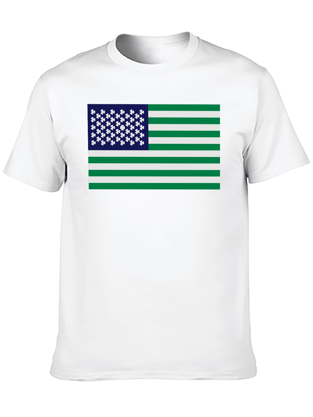 Irish American Flag Graphic T-Shirt