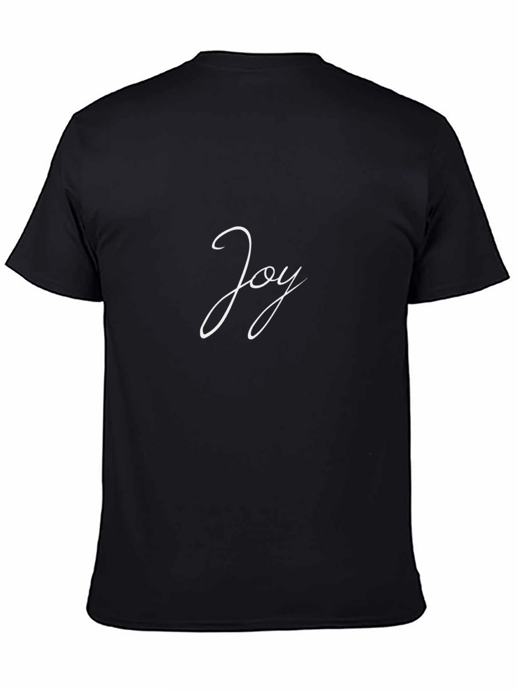 Joy Graphic Tee - Black Casual T-Shirt